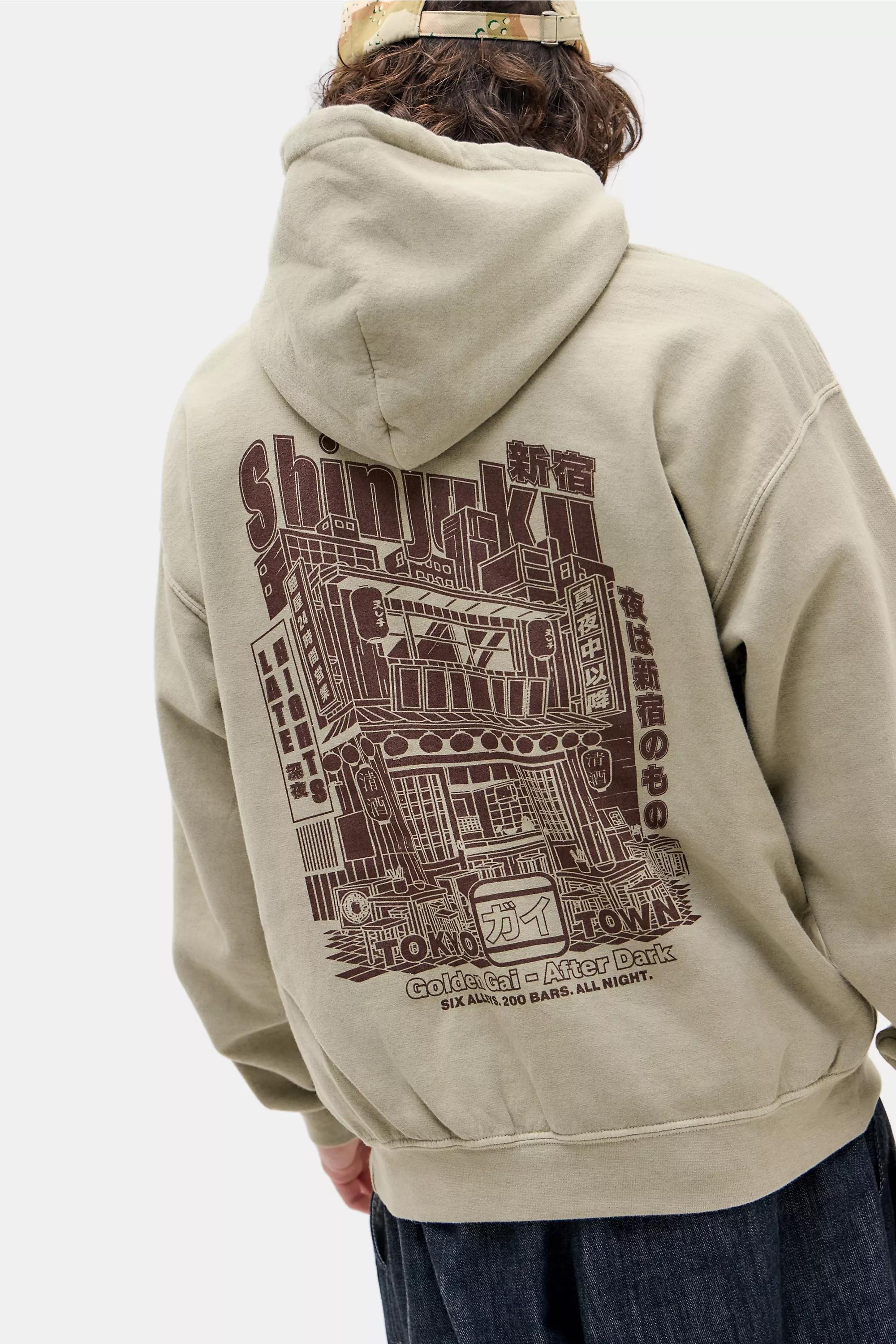 White Uo Ecru Shinjuku Hoodie, CREME, large image number 0