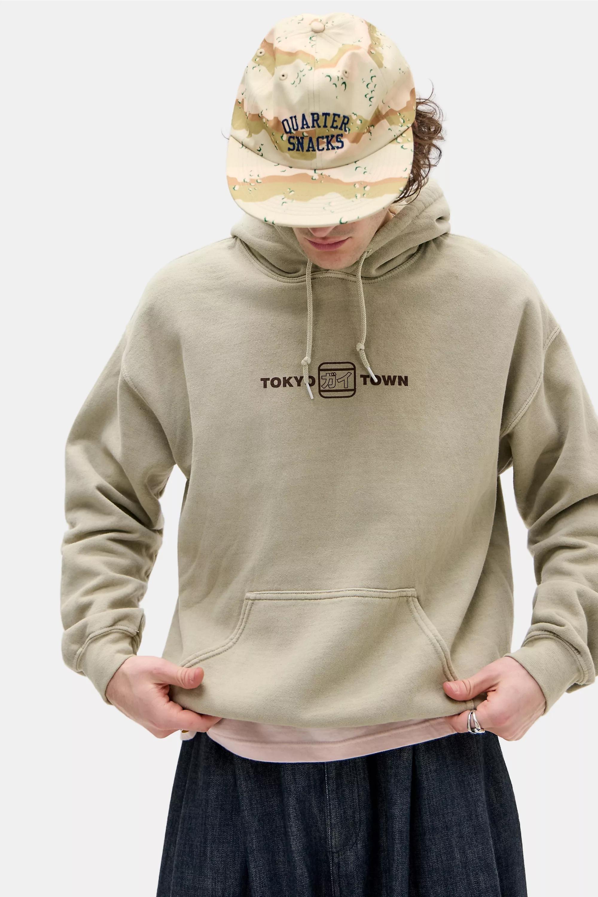 White Uo Ecru Shinjuku Hoodie, CREME, medium