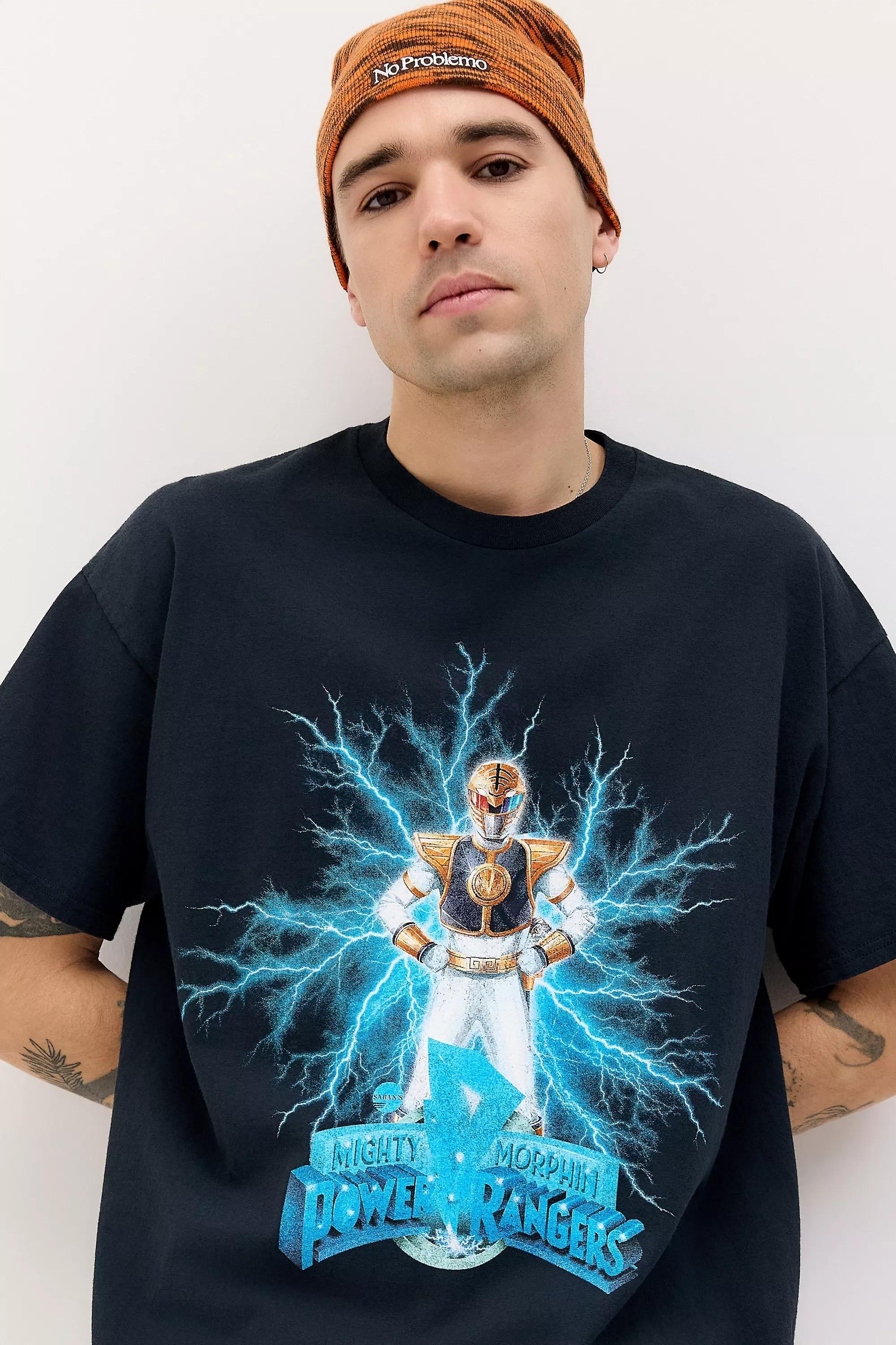 Black Uo Power angers T-Shirt, BLK, medium