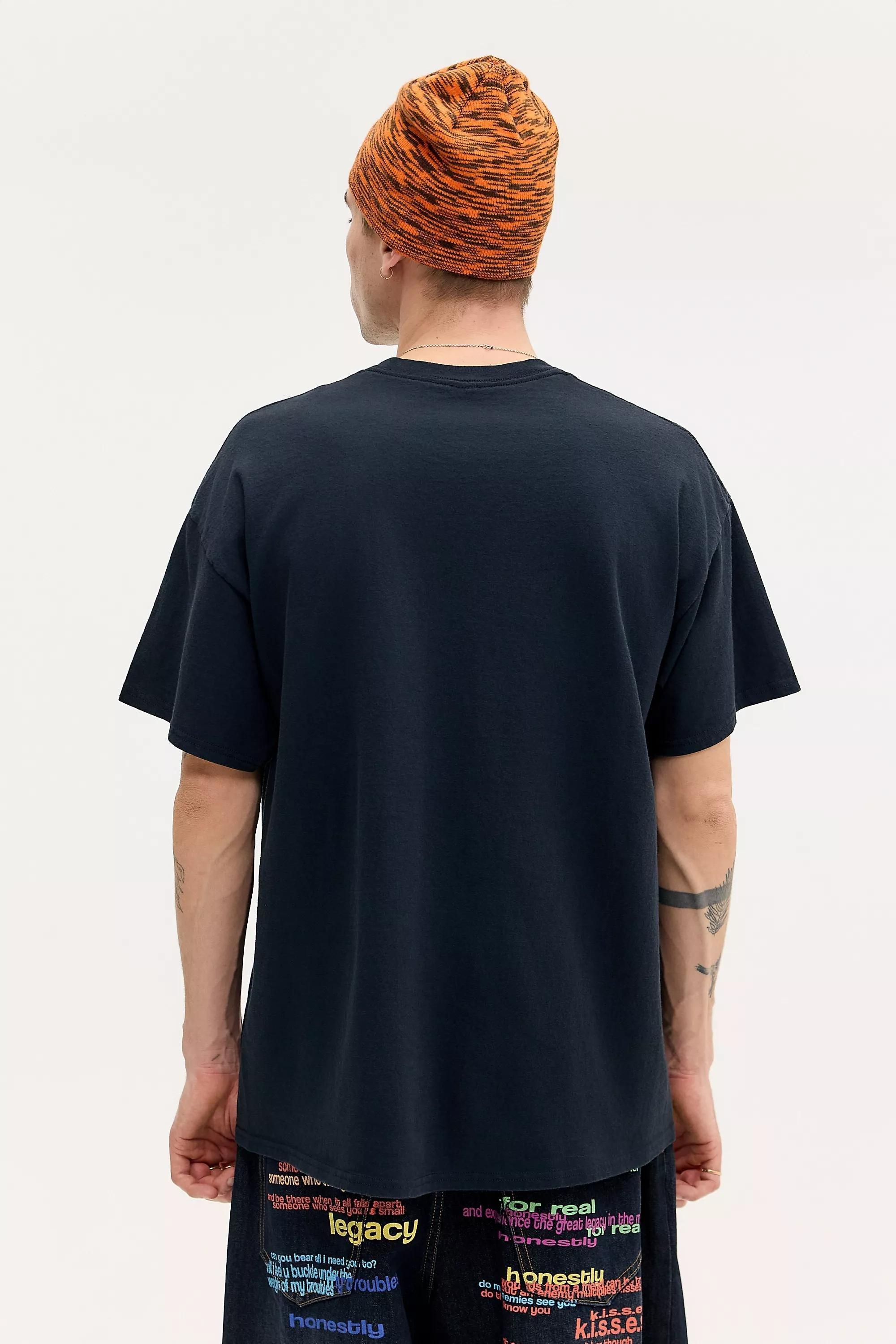 Black Uo Power angers T-Shirt, BLK, large image number 3