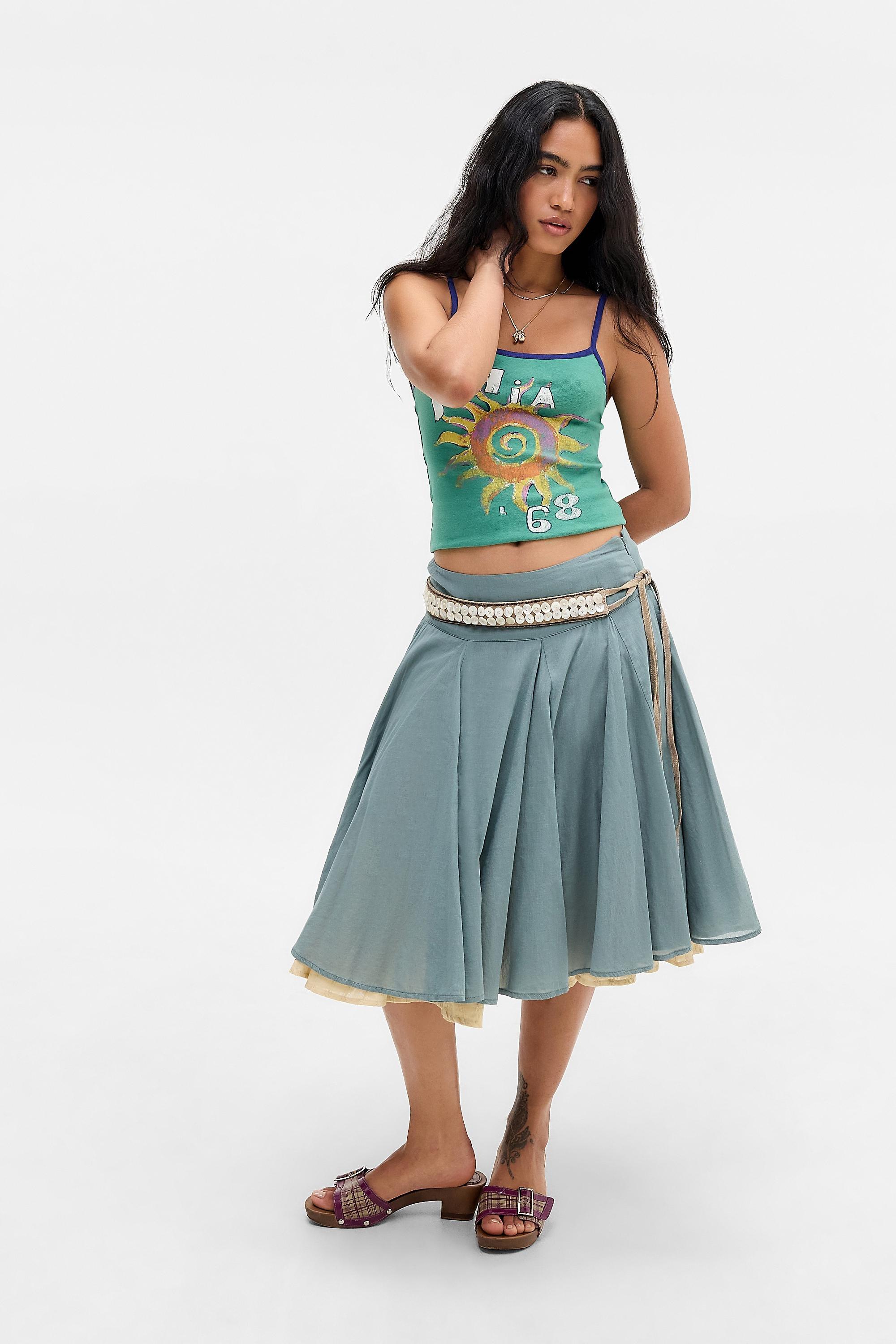 Green Uo Bahia Sun Tank Top, GRN, medium