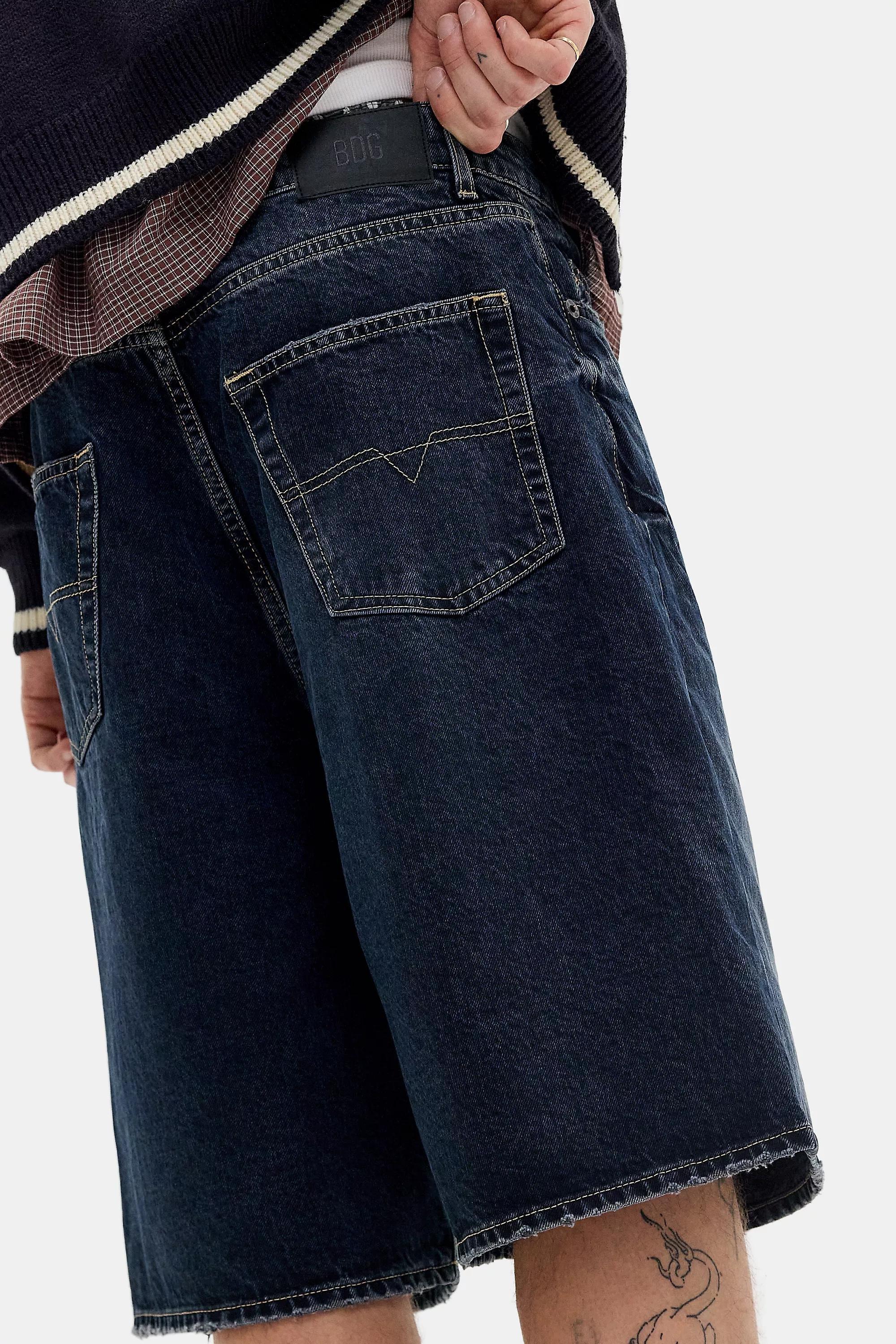 Blue Bdg Jack Denim Shorts, BLUE, large image number 2