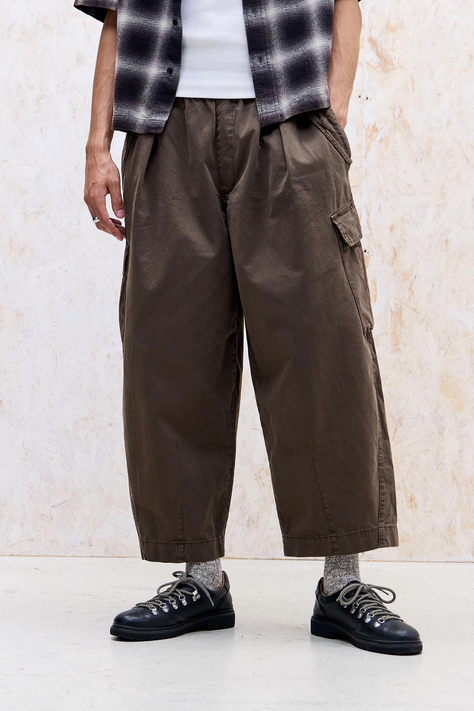 Grey Bdg Bobbi Cropped Cargo Trousers, OXFD, large image number 0