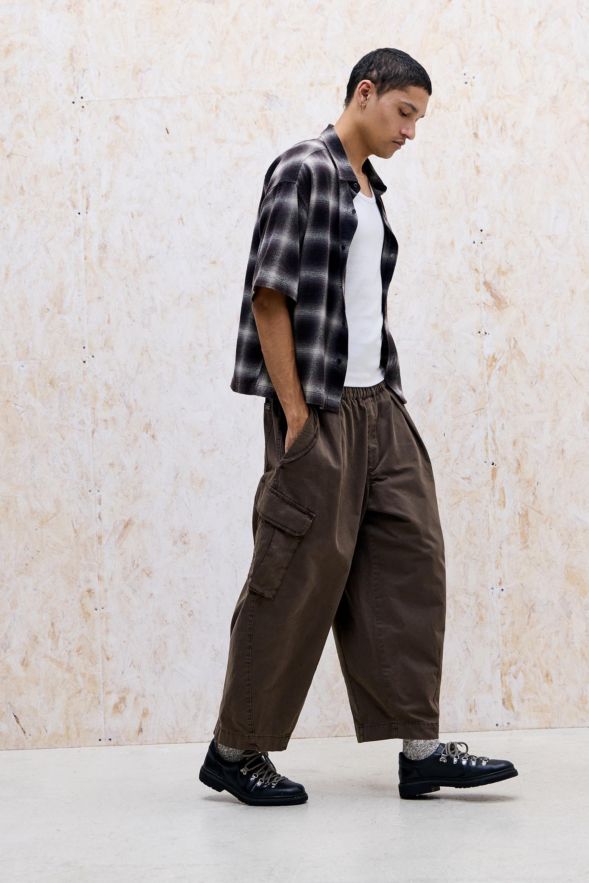 Grey Bdg Bobbi Cropped Cargo Trousers, OXFD, large image number 1