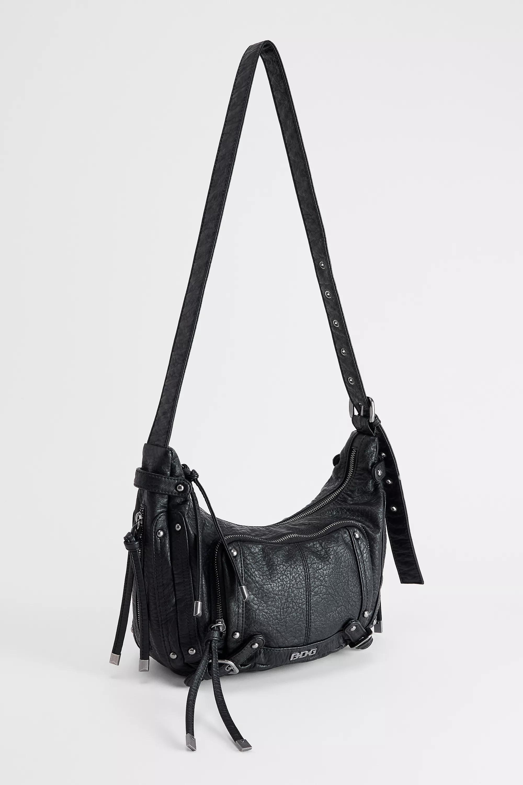 Black Bdg Darya Faux Leather Sling Bag, BLK, large image number 2