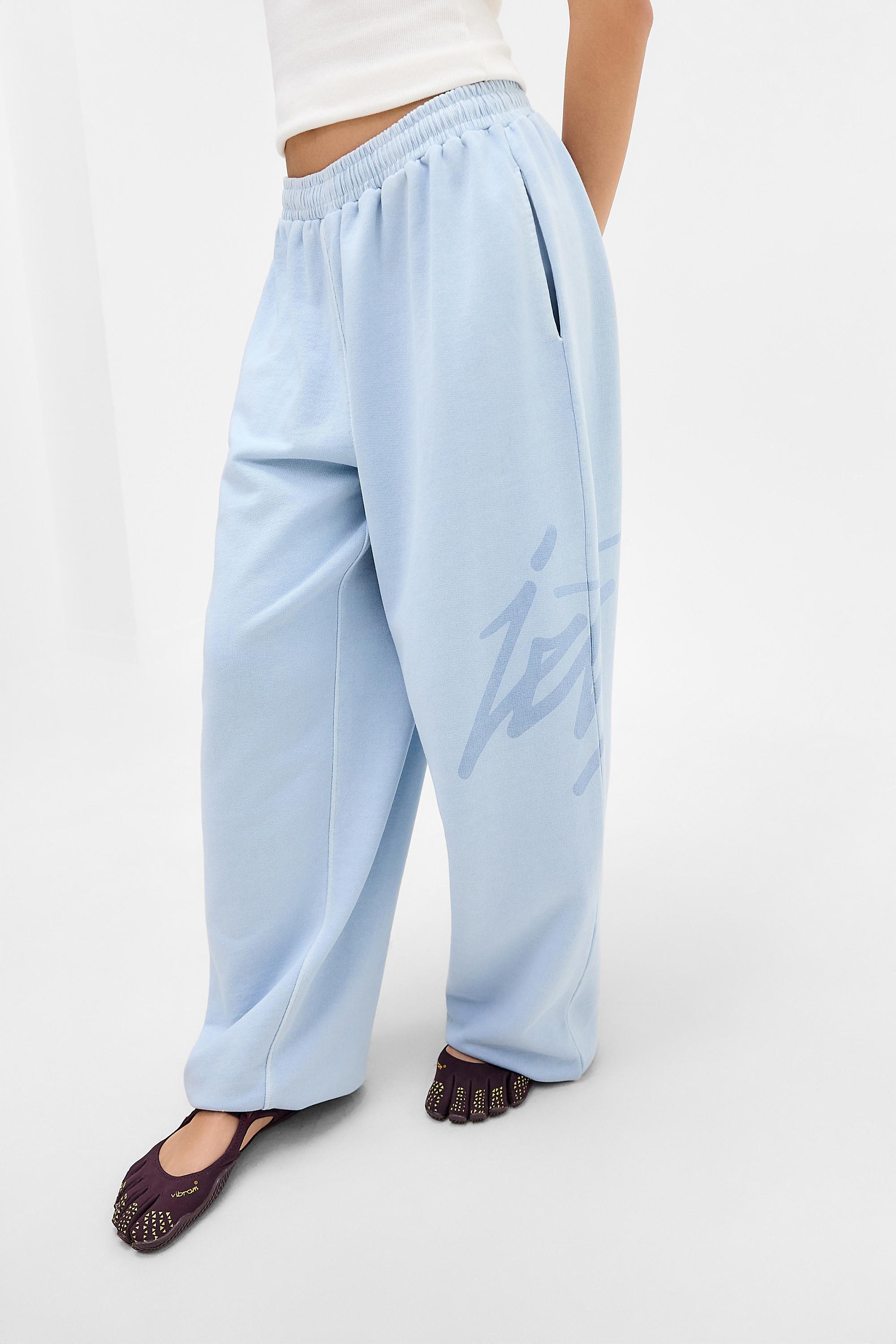Blue Iets Frans... Ice Blue Script Logo Joggers, LIGHT BLUE, large image number 0