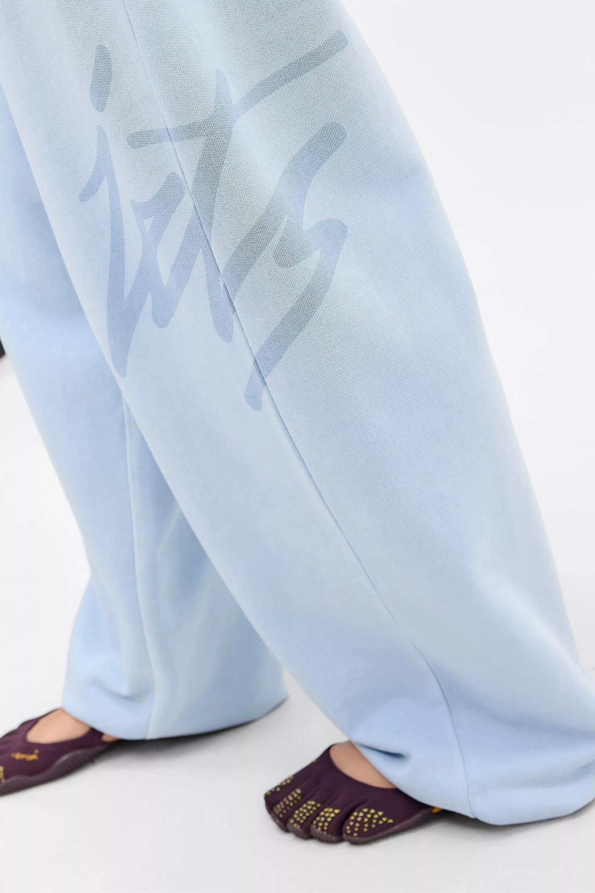 Blue Iets Frans... Ice Blue Script Logo Joggers, LIGHT BLUE, large image number 2
