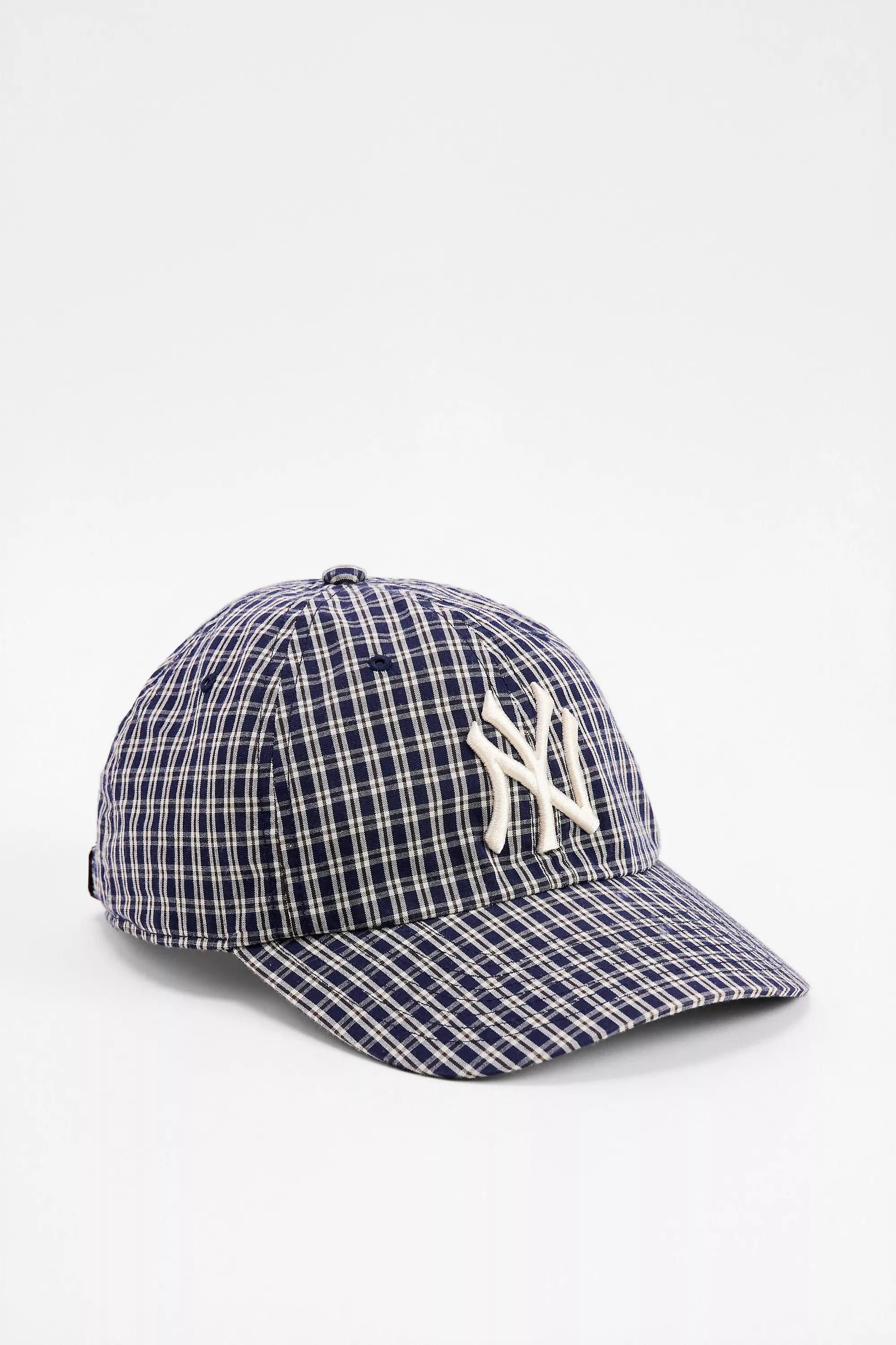 Navy 47 Brand Uo Check Ny Yankees Cap, NAVY, large image number 1