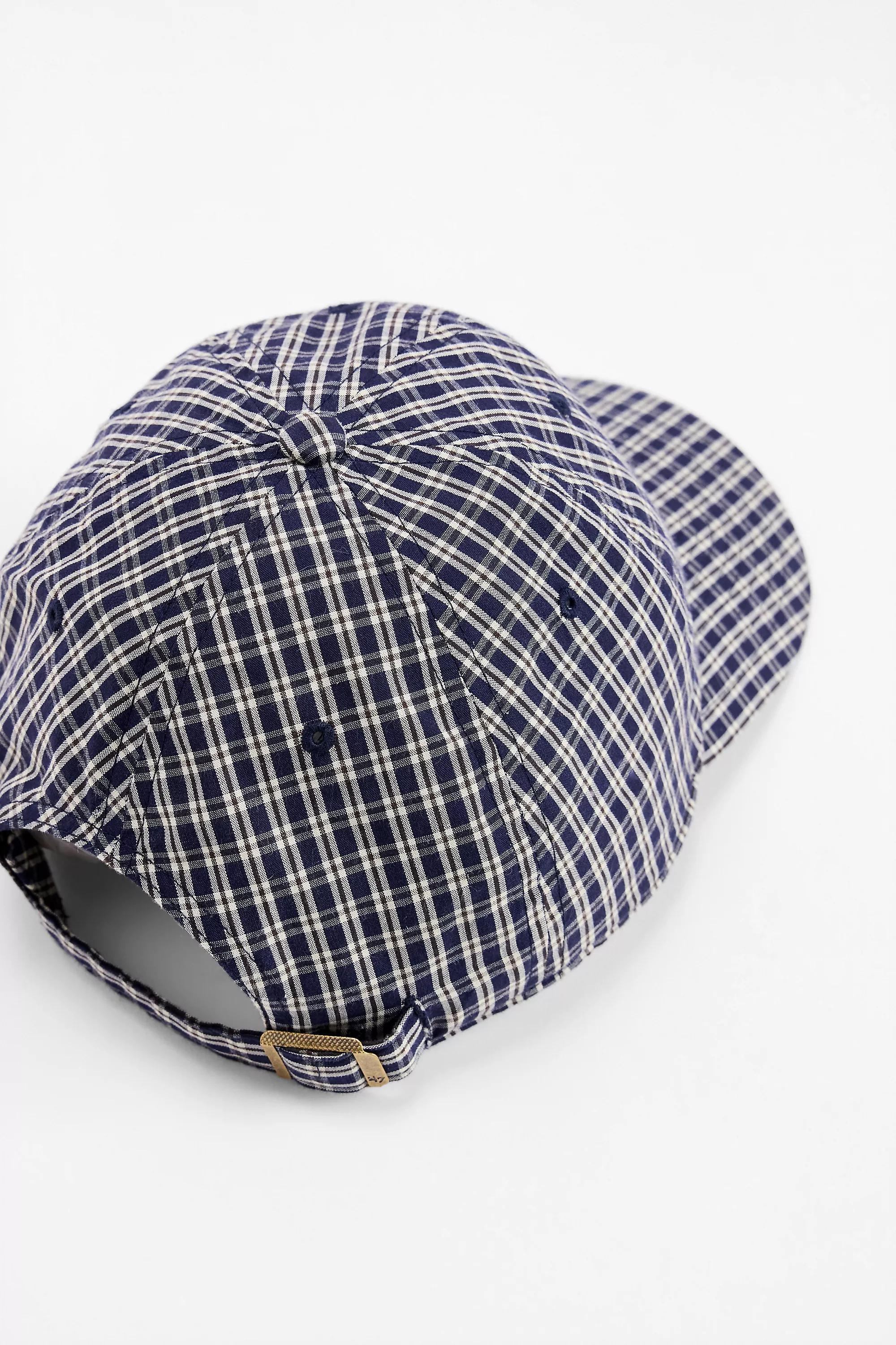 Navy 47 Brand Uo Check Ny Yankees Cap, NAVY, large image number 3