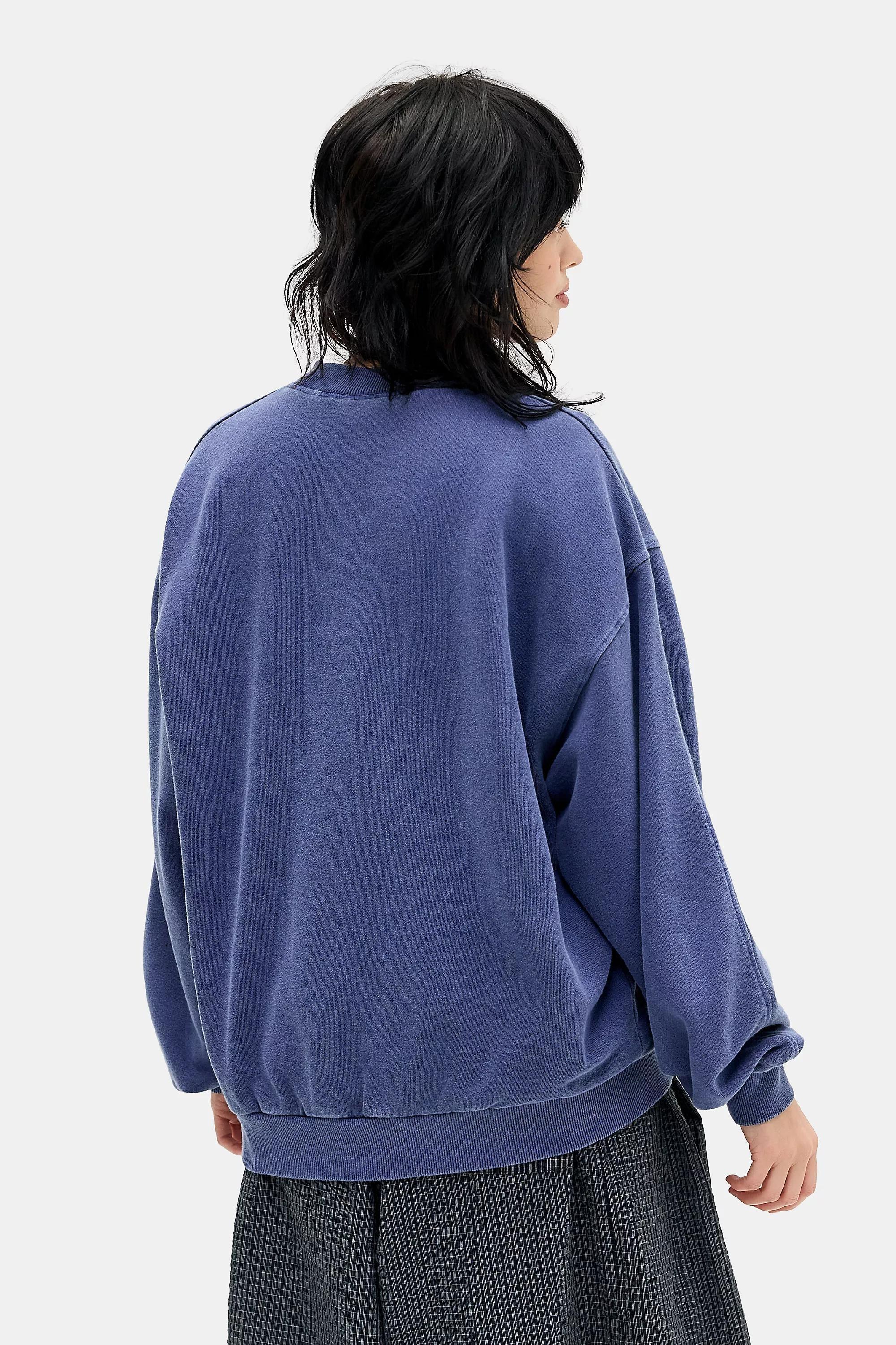 Navy iets frans... Crew Neck Sweatshirt, NAVY, large image number 3