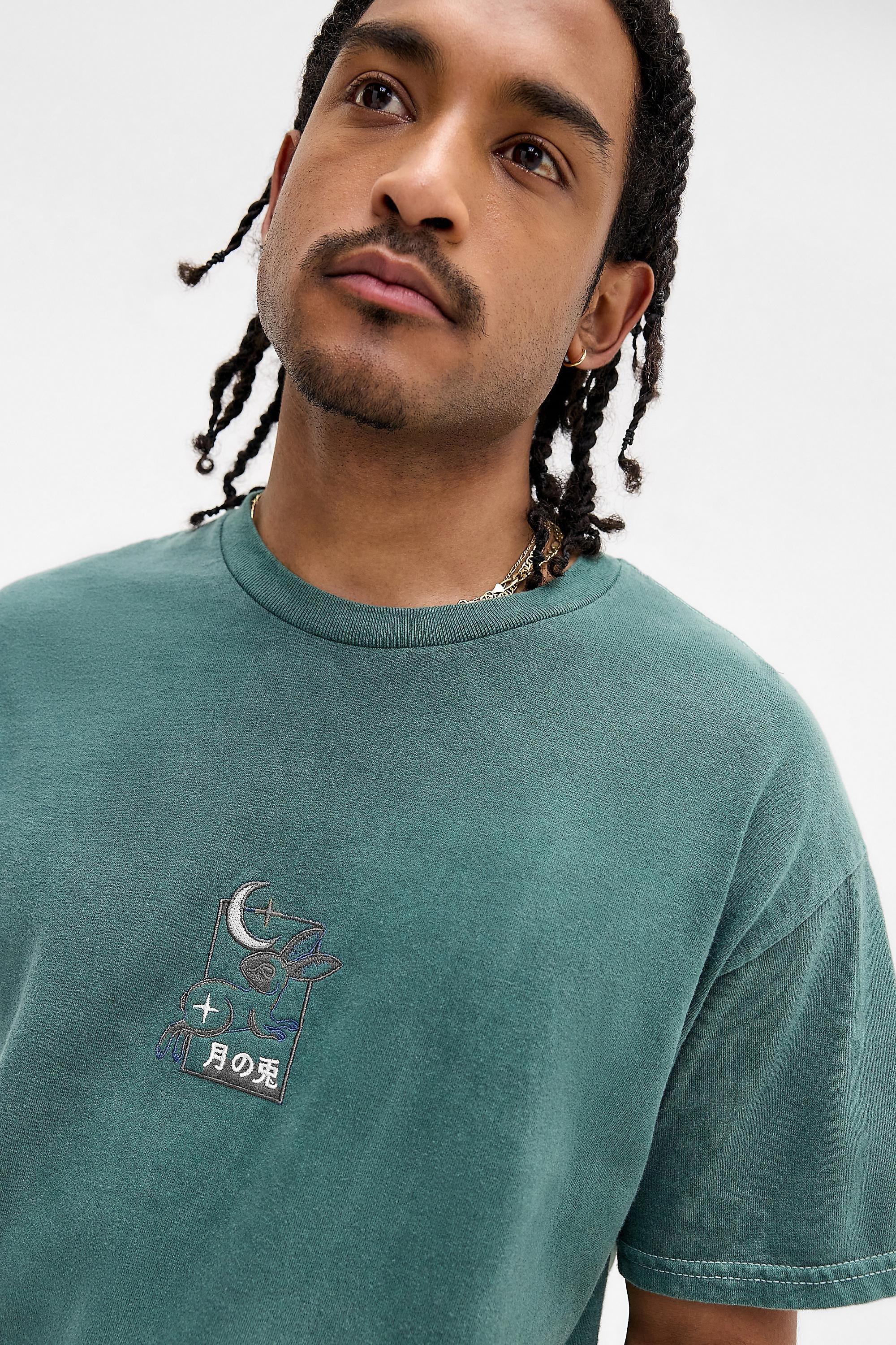 Green Uo Lucky Rabbit T-Shirt, GRN, large image number 2