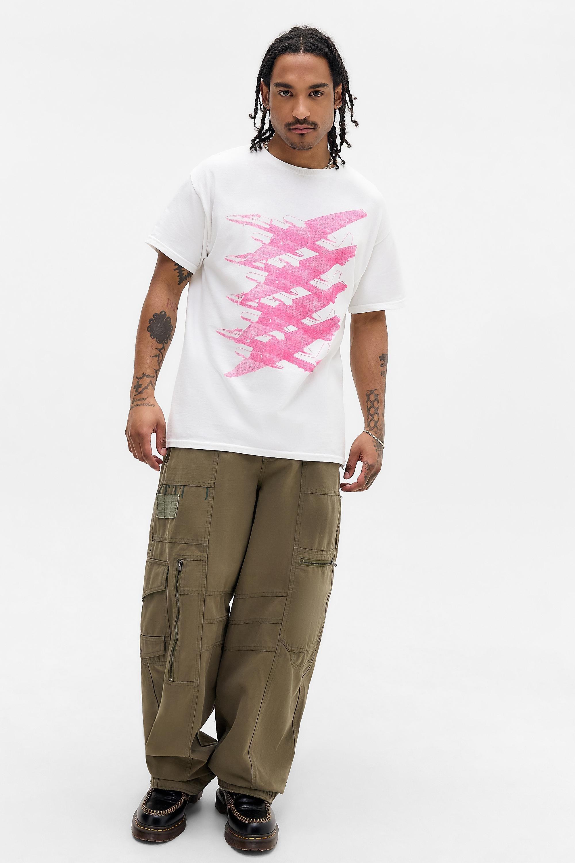 White Uo Fighter Jet T-Shirt, WHT, large image number 1