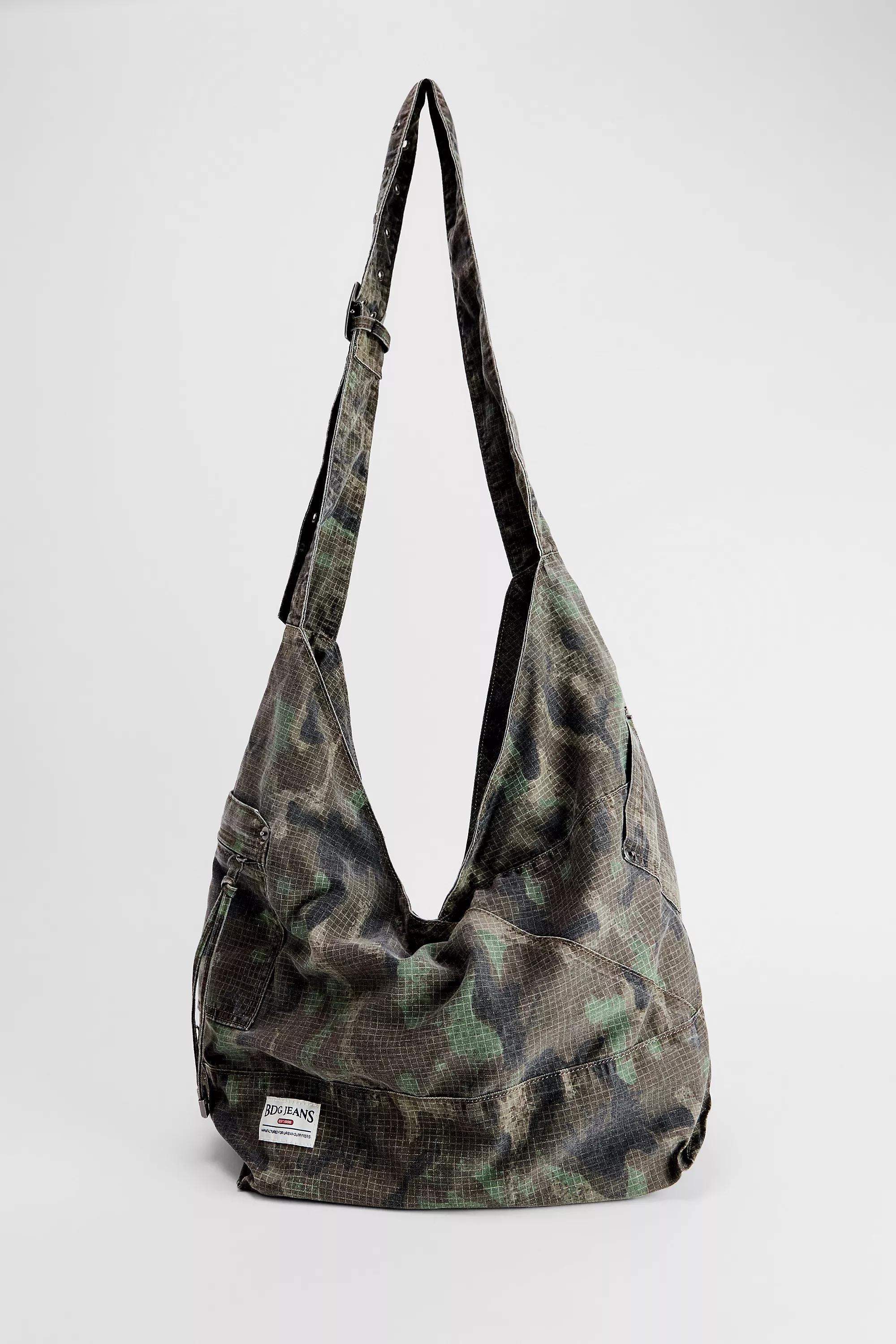 Khaki Bdg Penny Camo Sling Bag, KHAKI, large image number 1