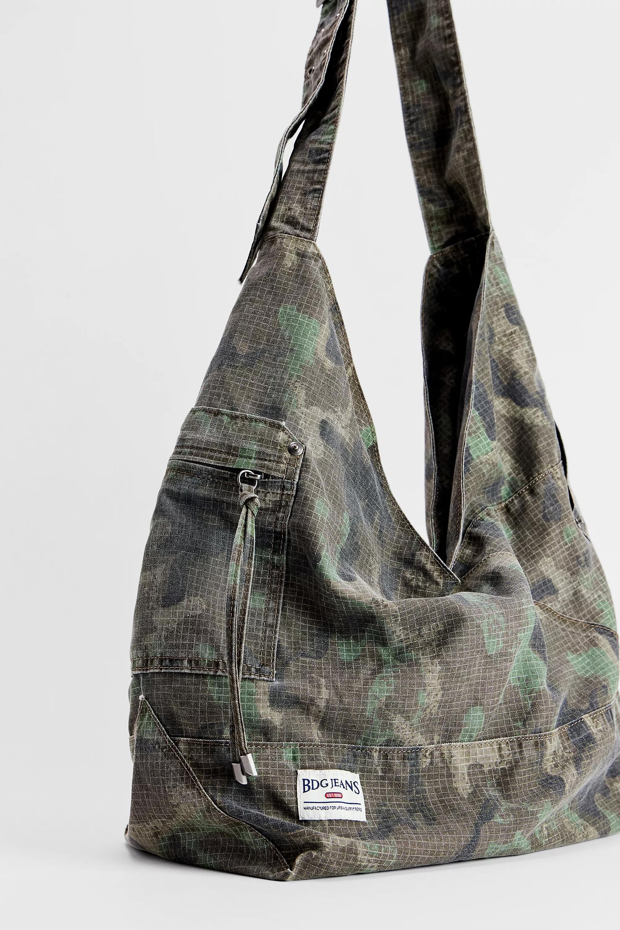 Khaki Bdg Penny Camo Sling Bag, KHAKI, large image number 3