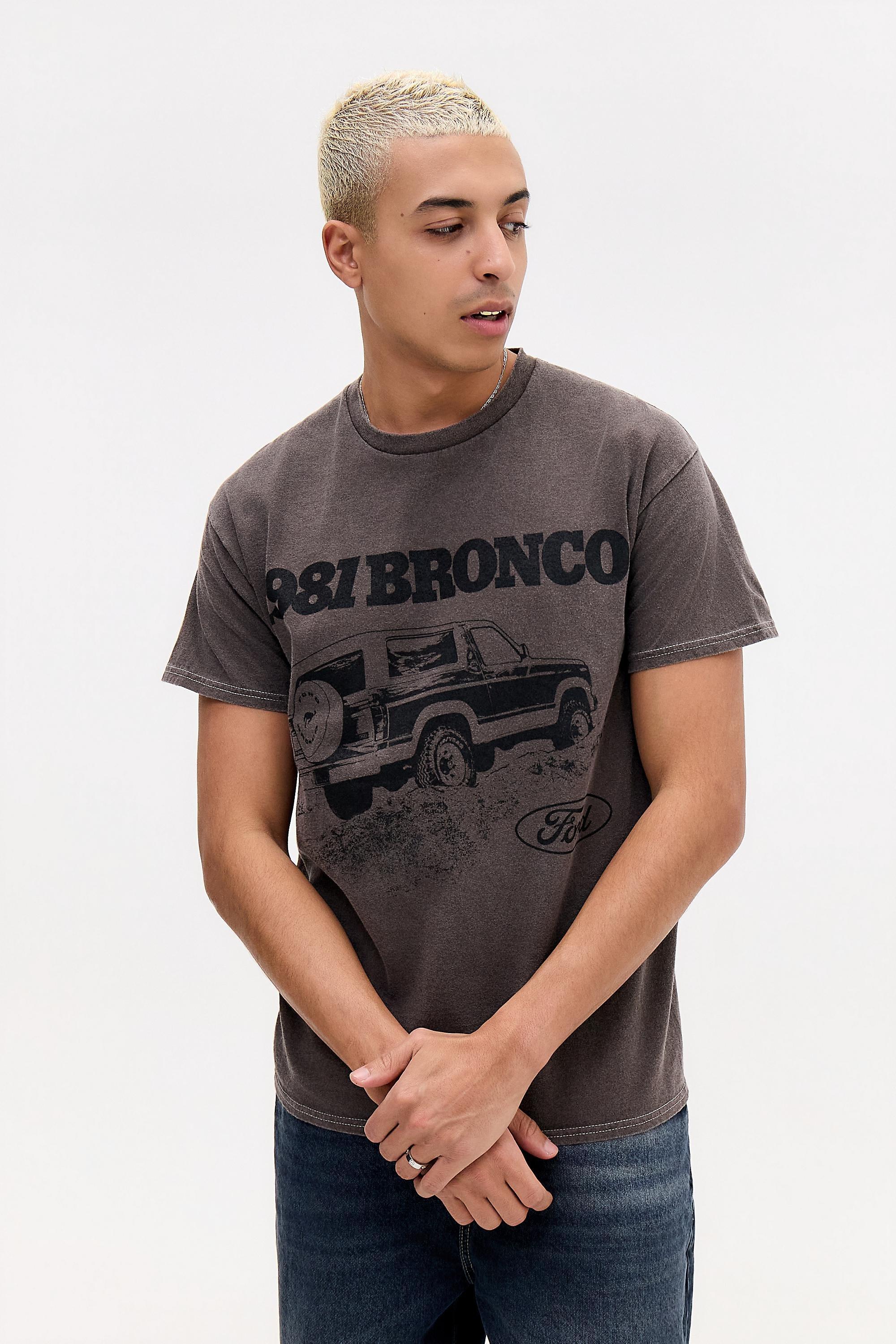 Brown Uo Brown Bronco Graphic T-Shirt, BRN, large image number 0