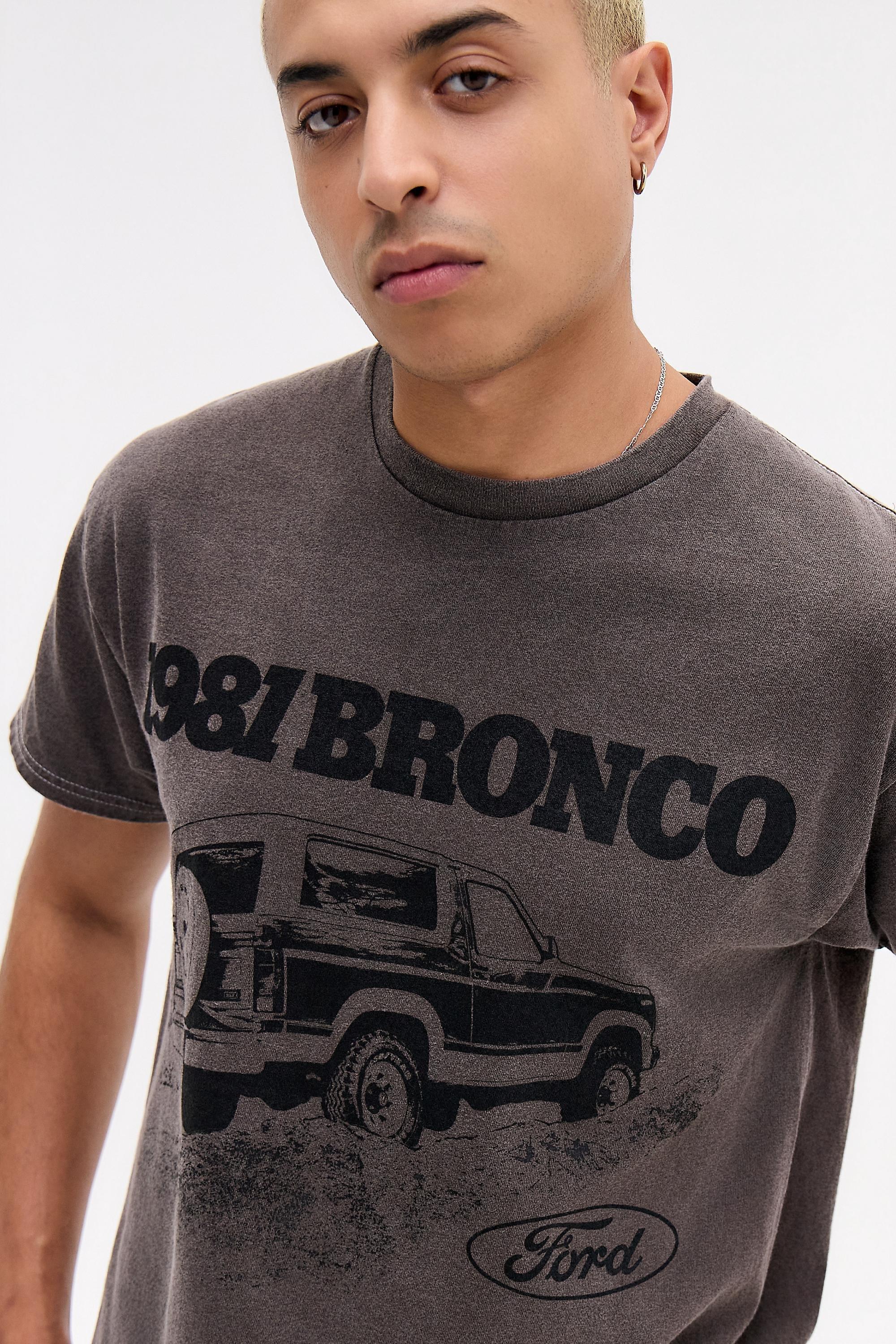 Brown Uo Brown Bronco Graphic T-Shirt, BRN, large image number 2