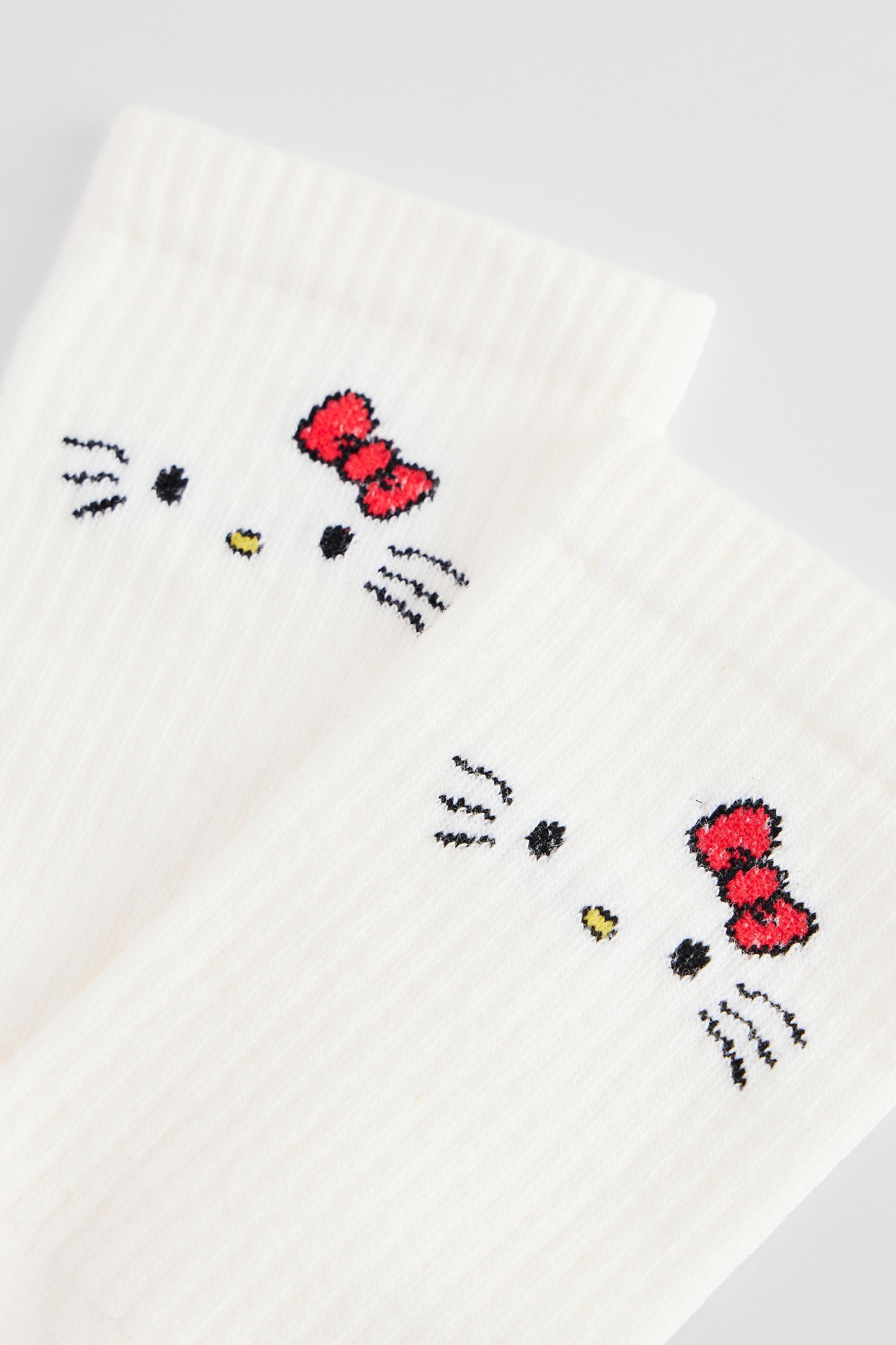 White Out From Under Hello Kitty Sports Socks, WHT, large image number 1