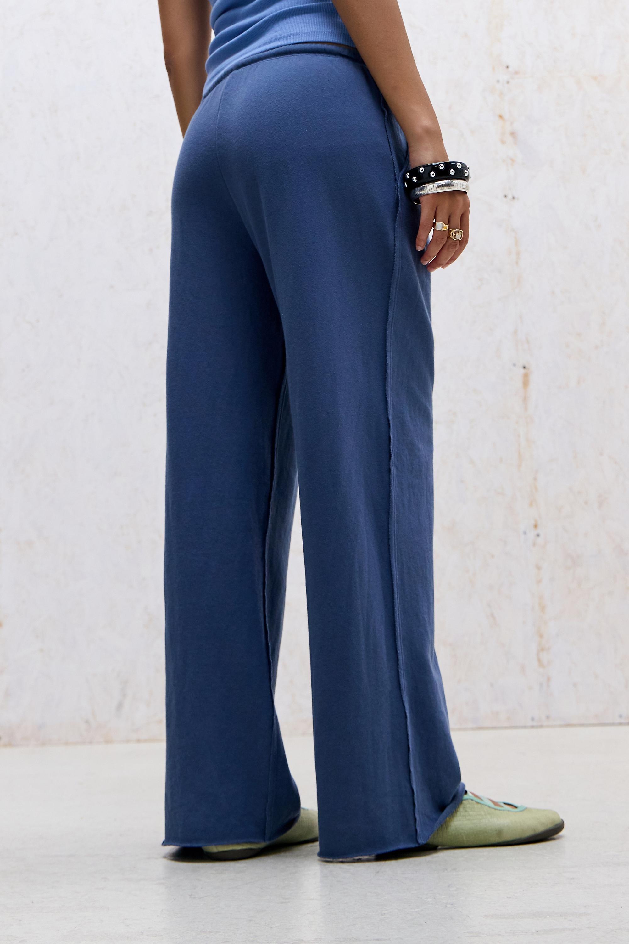 Blue Out From Under Slim Joggers, DENIM D, large image number 4