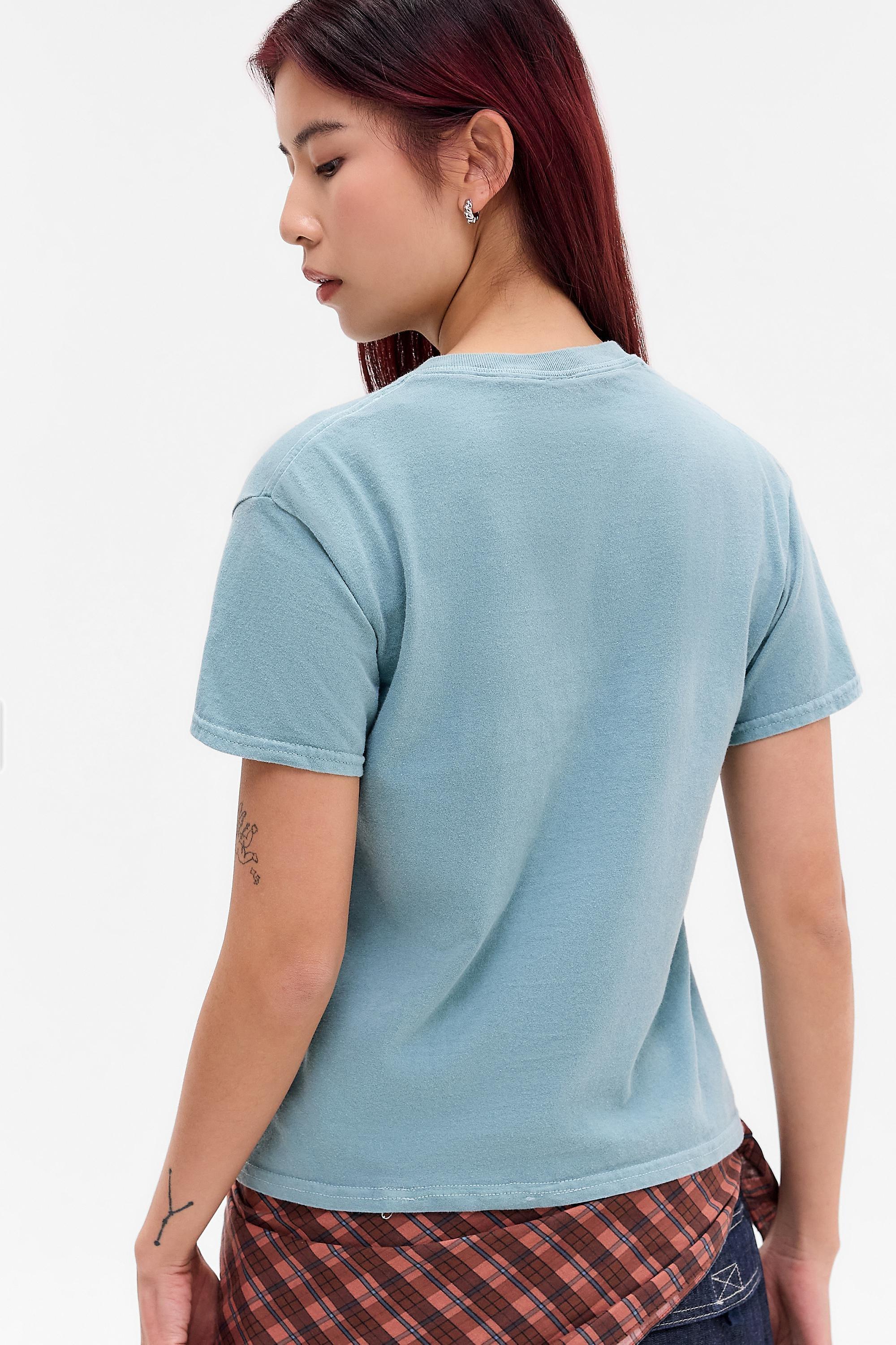 Blue Uo Headphone Cats Relaxed T-Shirt, BL, large image number 3