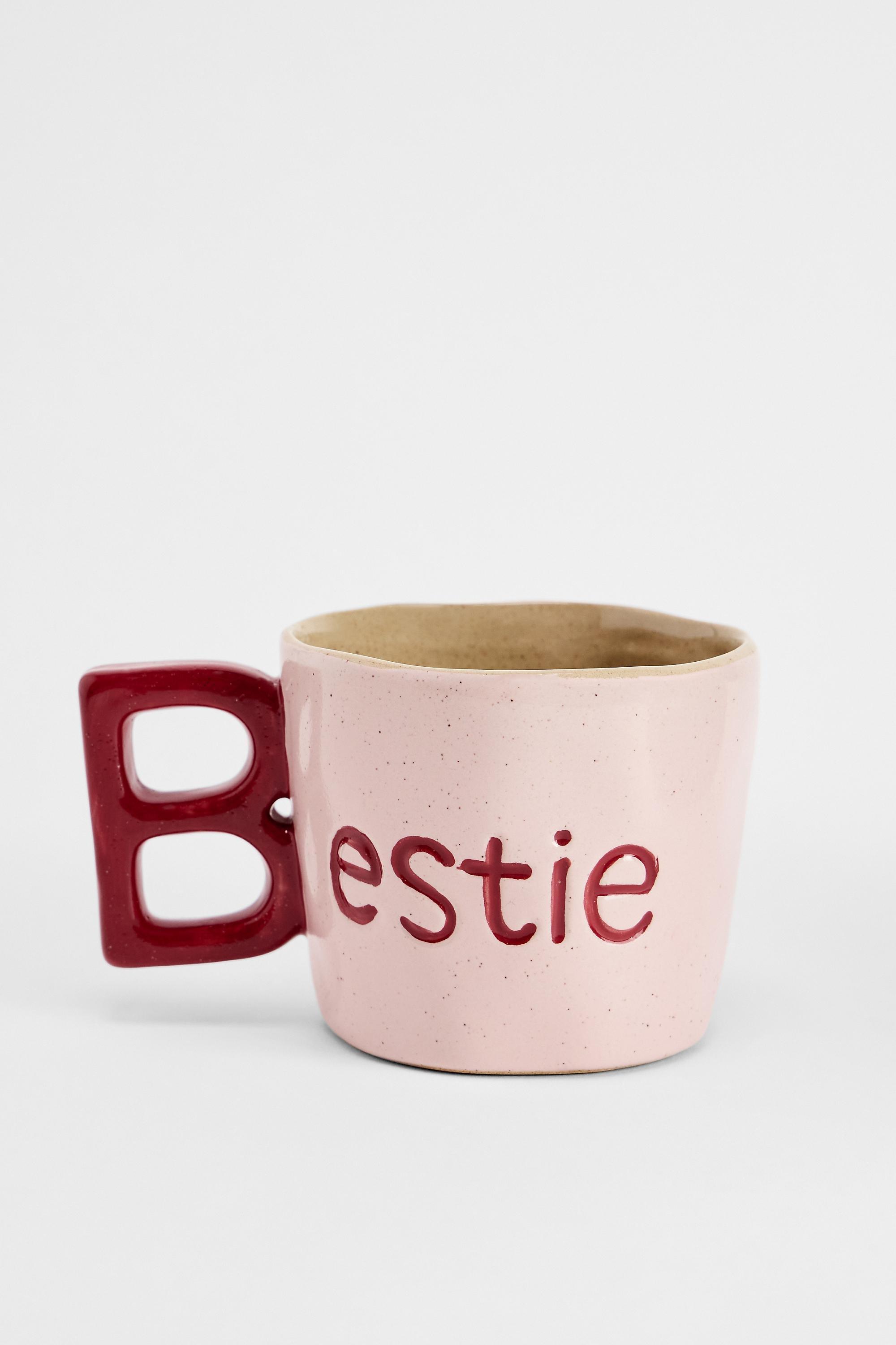 Pink Bestie Mug, PINK, medium