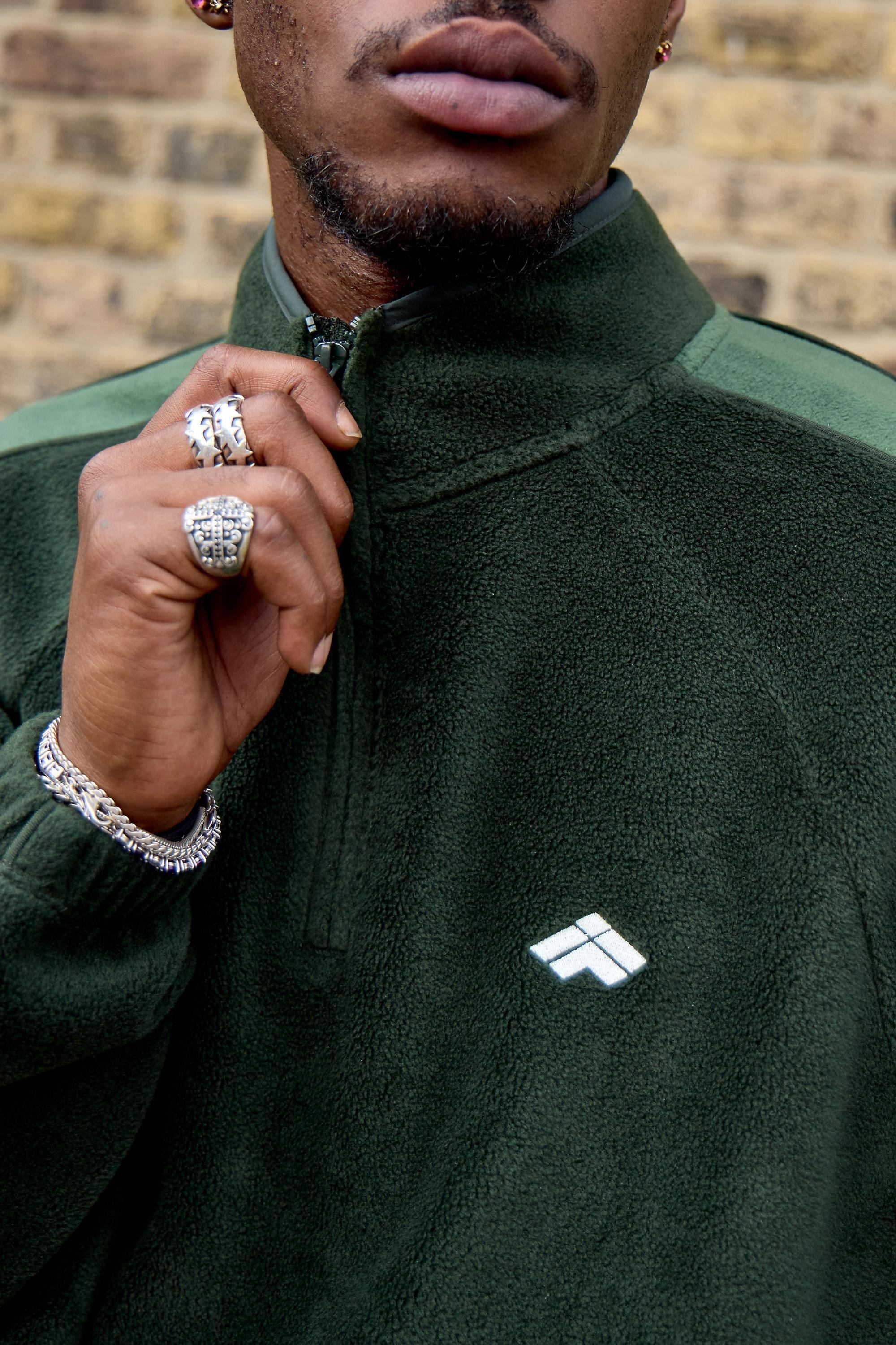 iets frans... Panel Football Fleece, Green, D GREEN, large image number 3