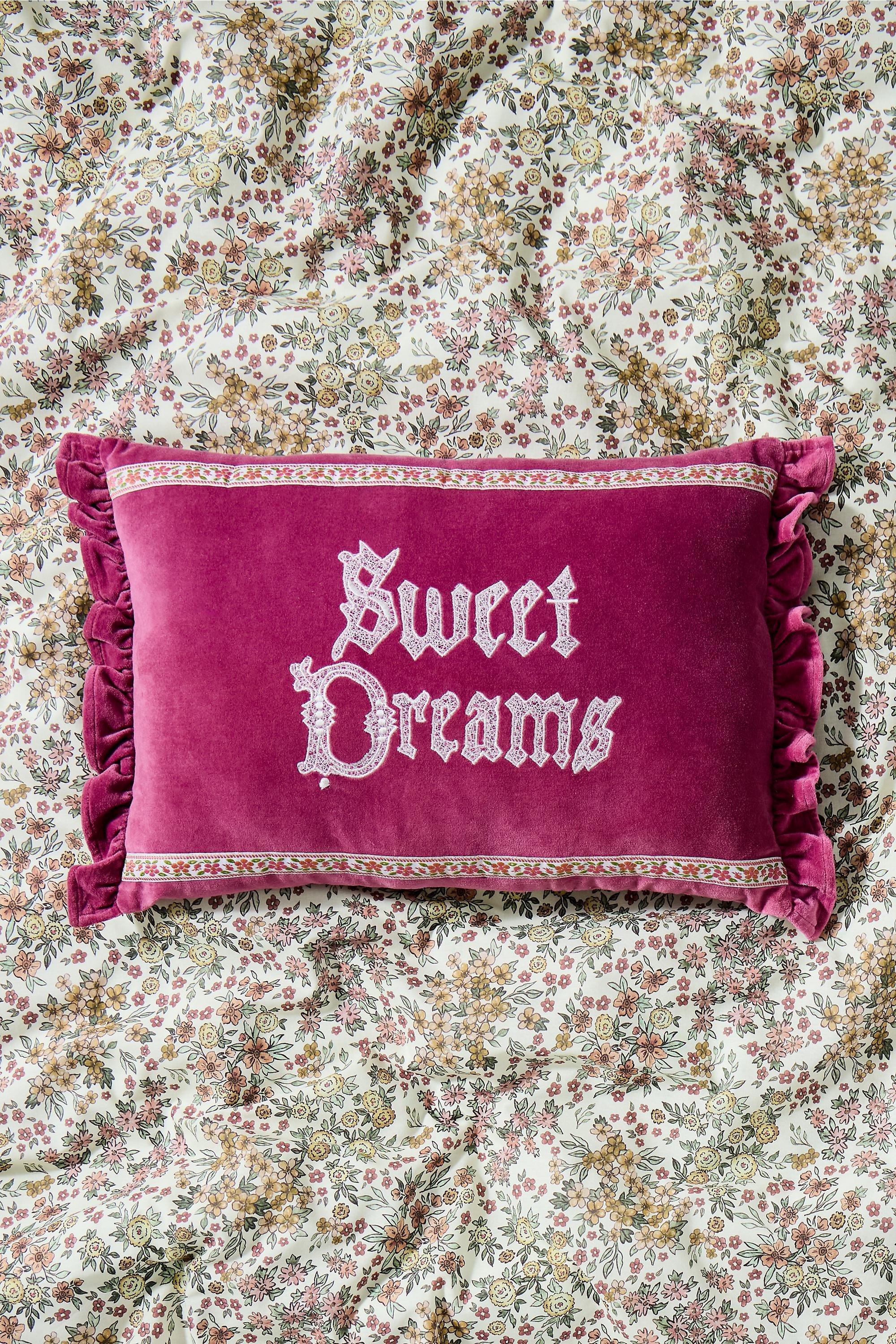 Purple Sweet Dreams Cushion, PURP, large image number 1
