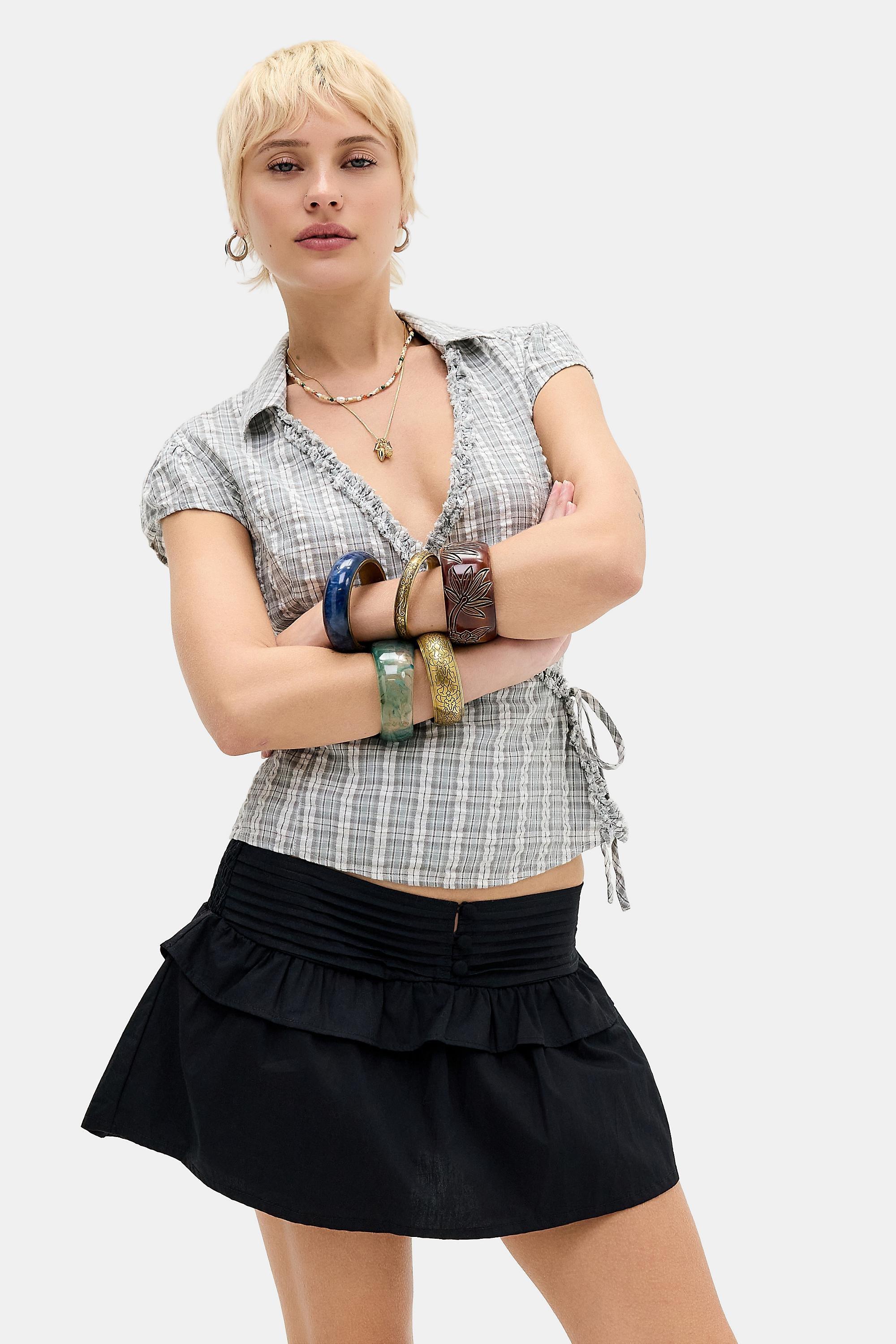 Black Motel Alna Skort, BLK, large image number 0