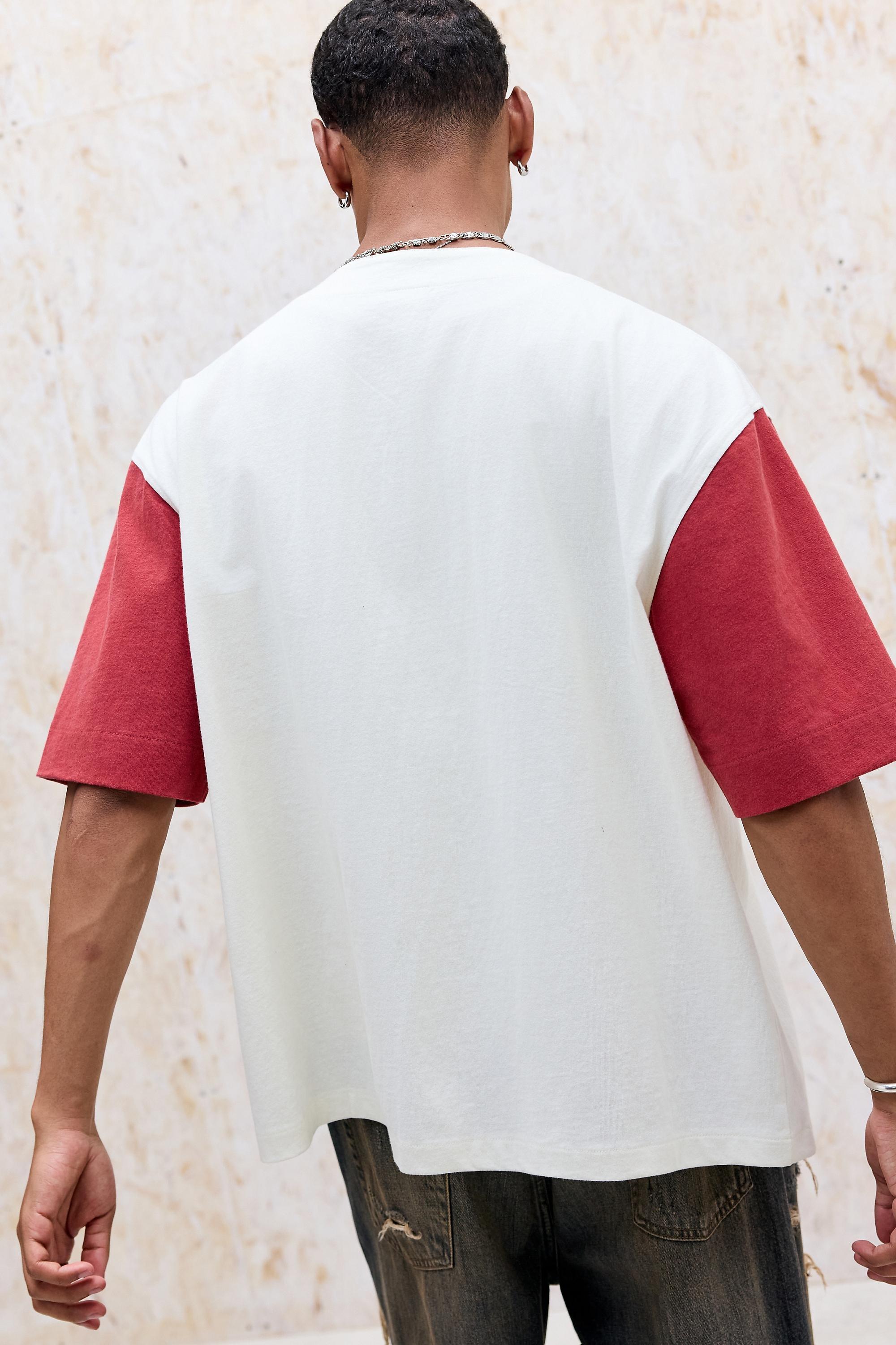 White White Bdg White Stanford Baseball Top, WHT, large image number 4