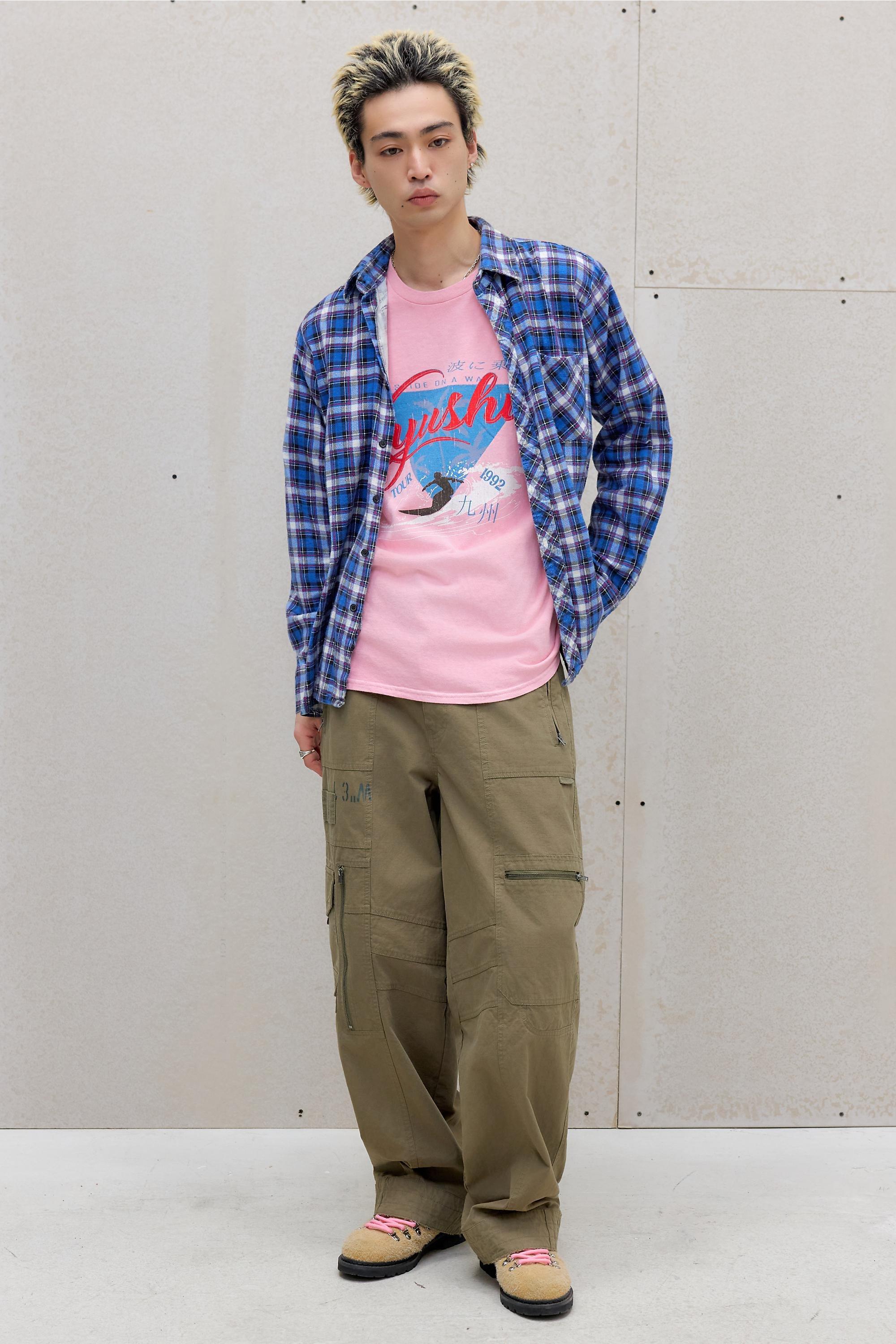 Pink Uo Kyushu T-Shirt, PINK, large image number 2