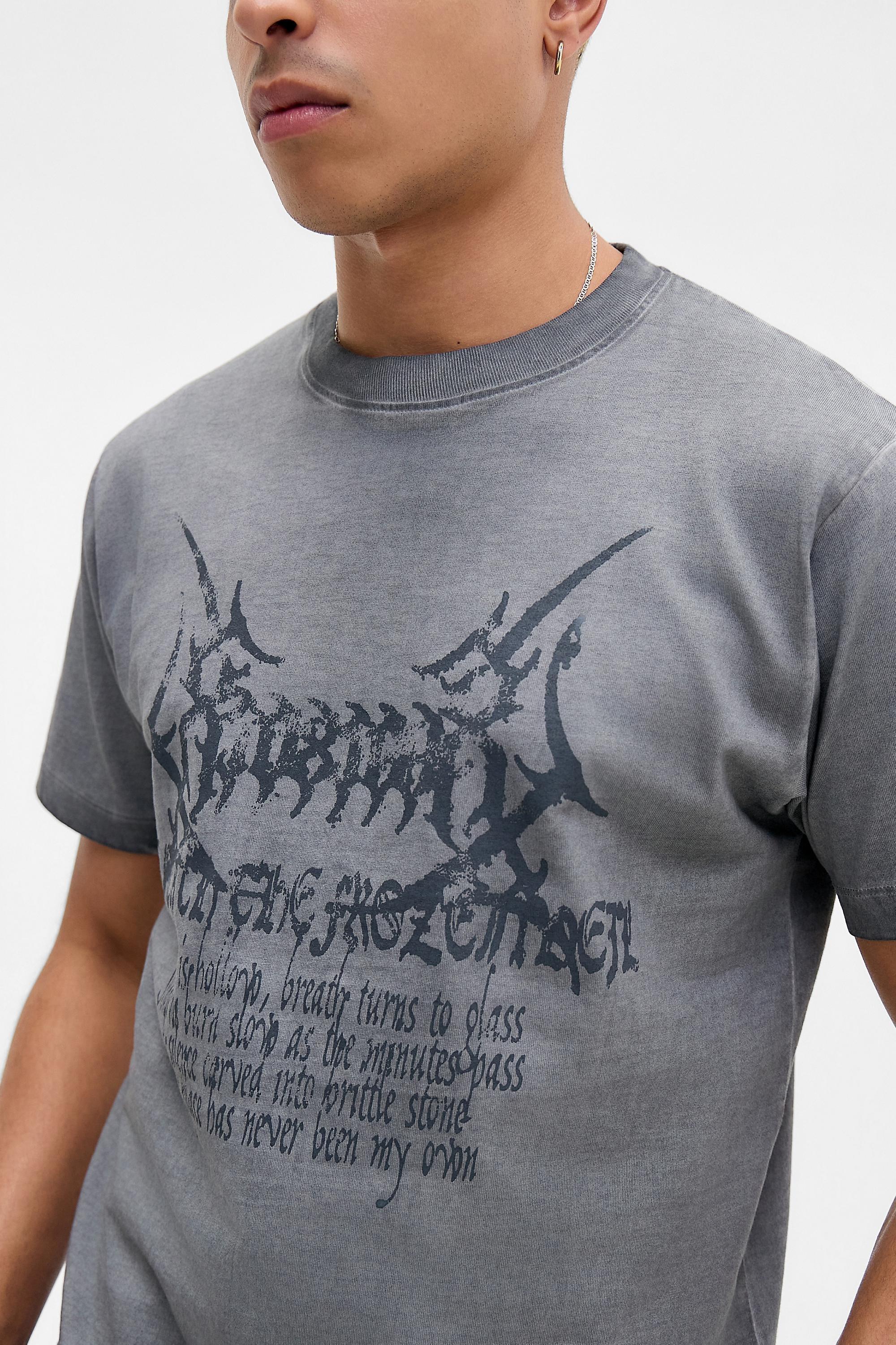 Black Archivis Graphic T-Shirt, BLK, medium