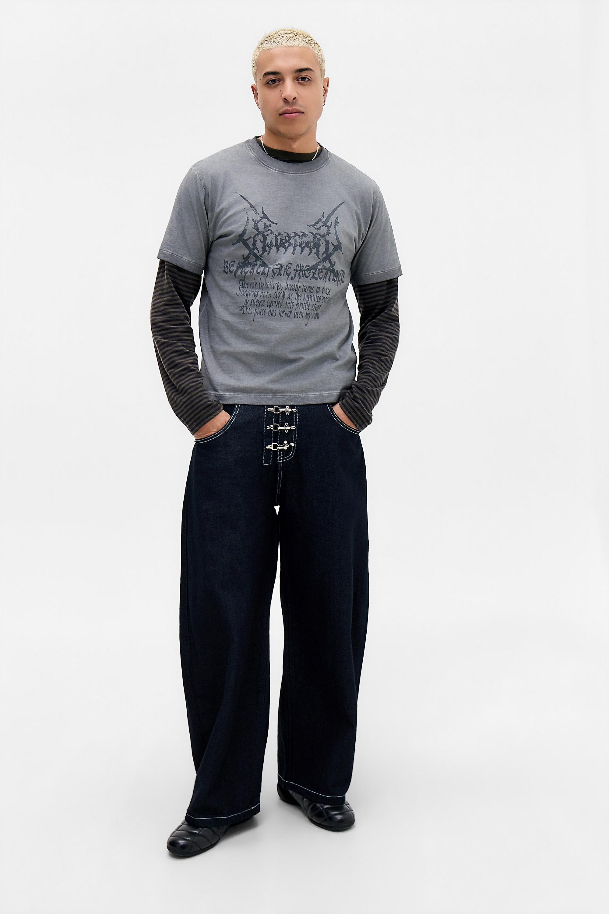 Black Archivis Graphic T-Shirt, BLK, large image number 2