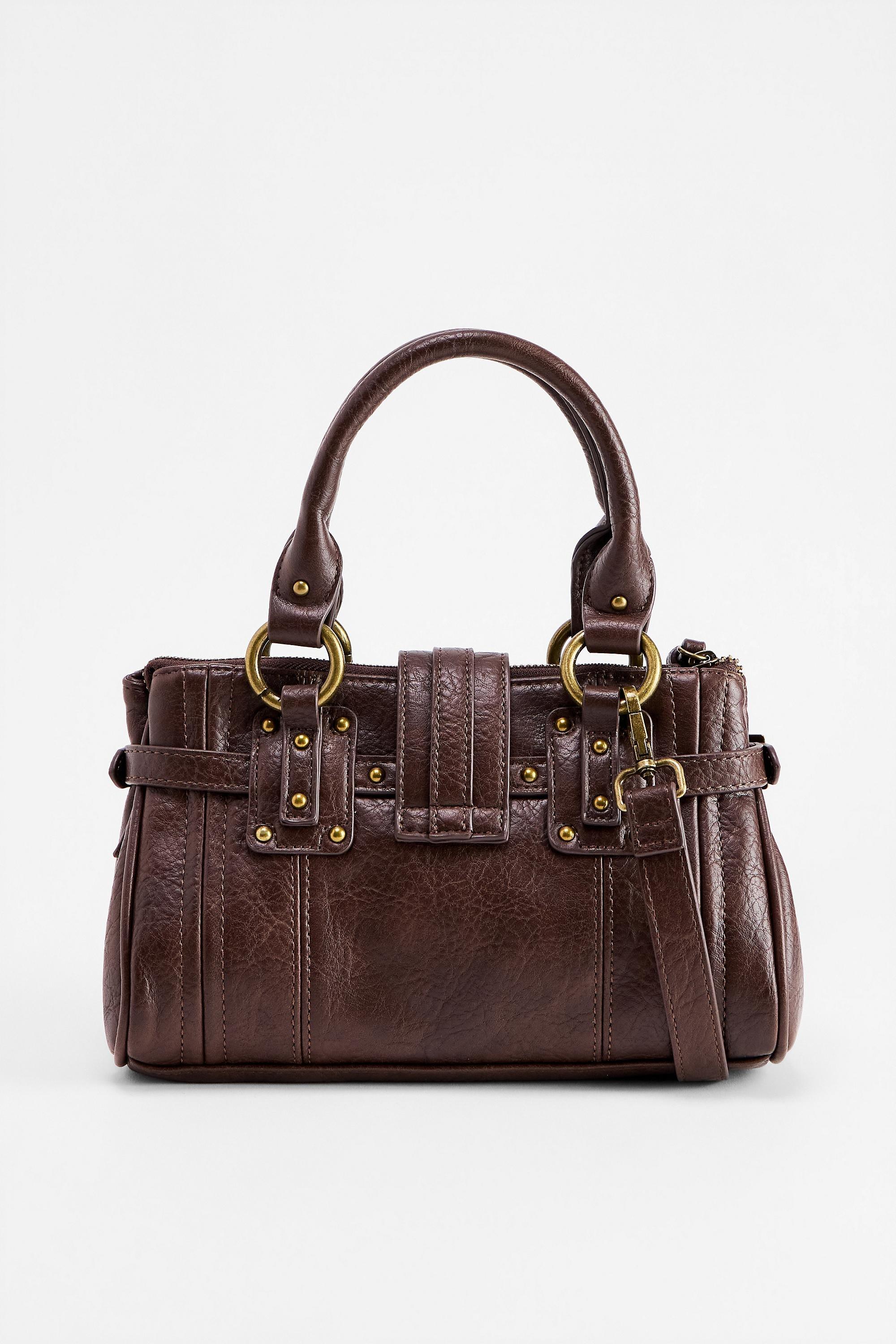 Brown Bdg Mini Karlie Lock Bag, BRN, large image number 5