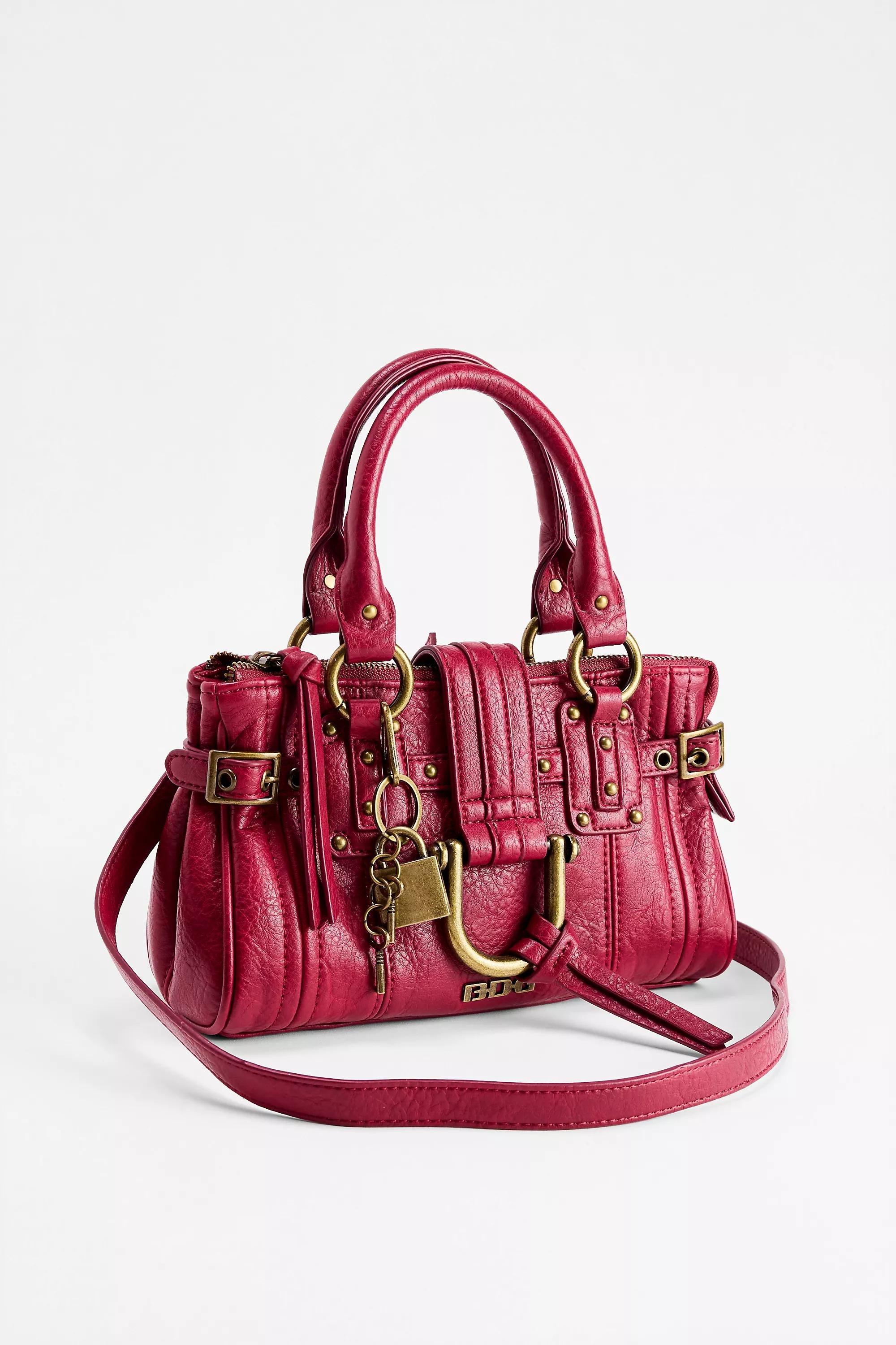 Red Bdg Mini Karlie Lock Bag, RED, large image number 5