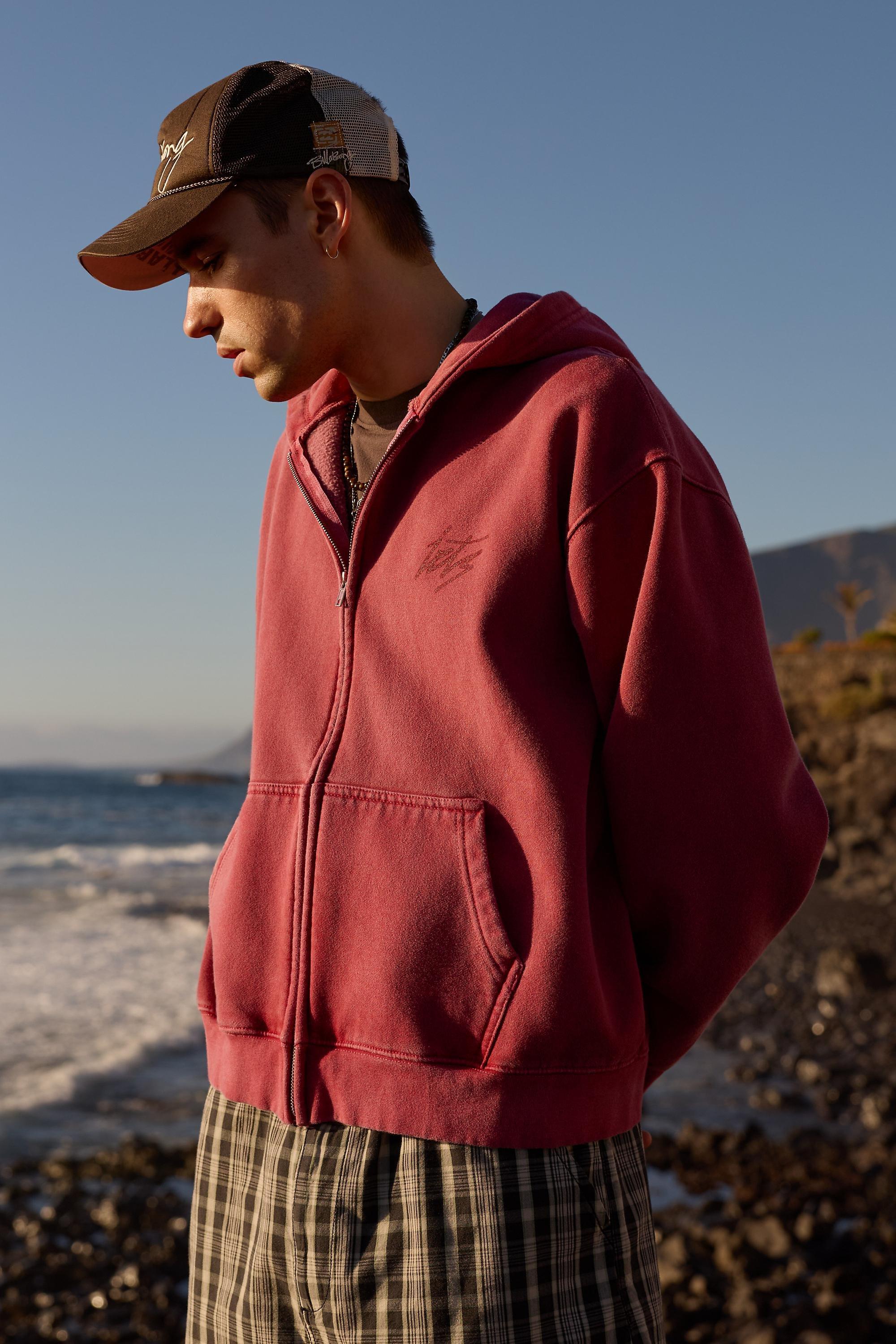 Red iets frans... Script Zip-Through Hoodie, RASP, large image number 0