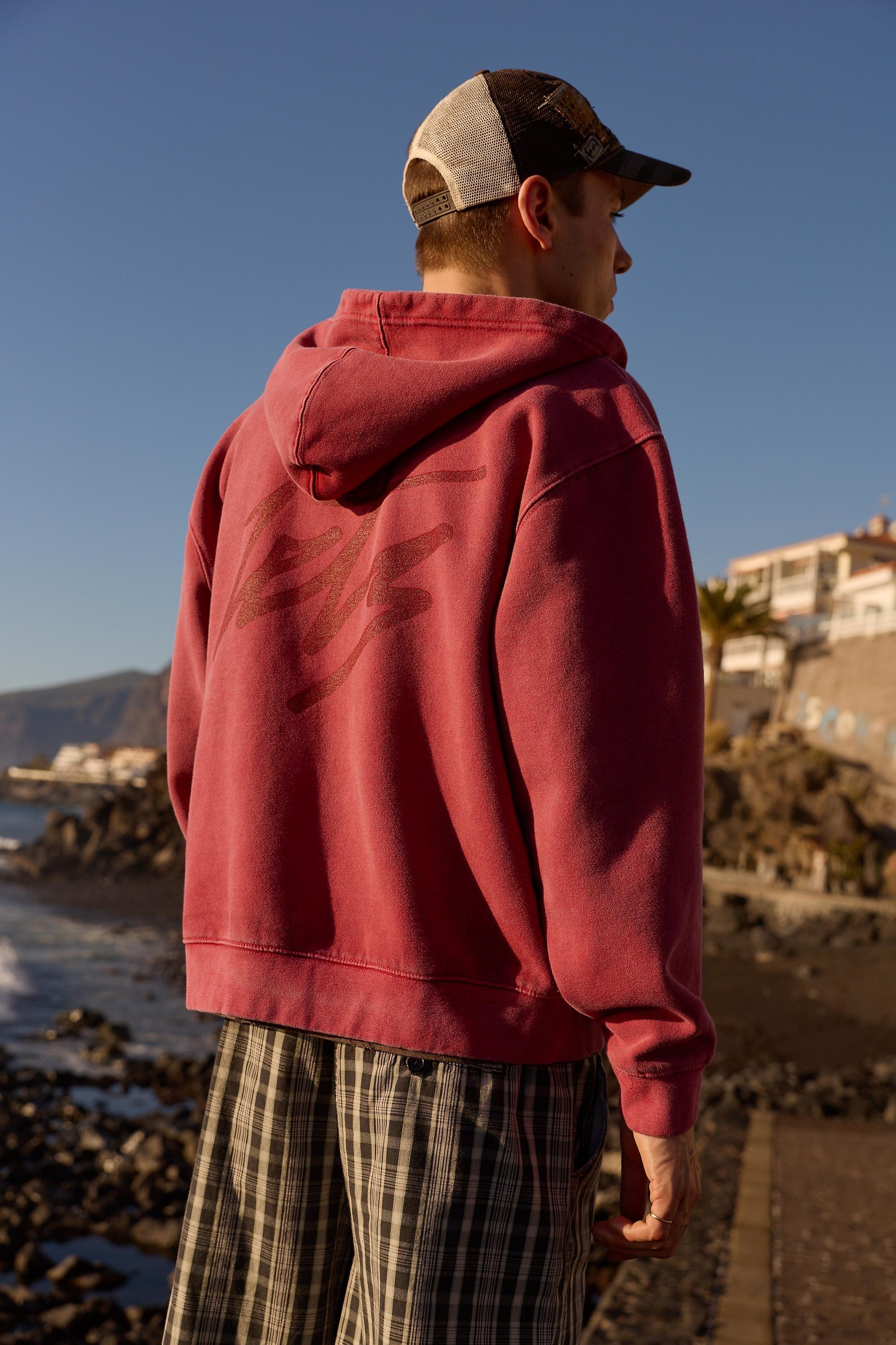 Red iets frans... Script Zip-Through Hoodie, RASP, large image number 1