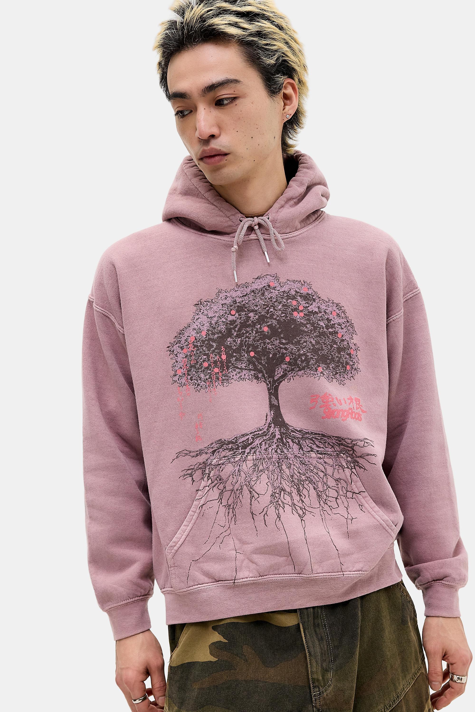 Pink UO Earth Roots Hoodie, PINK, large image number 0