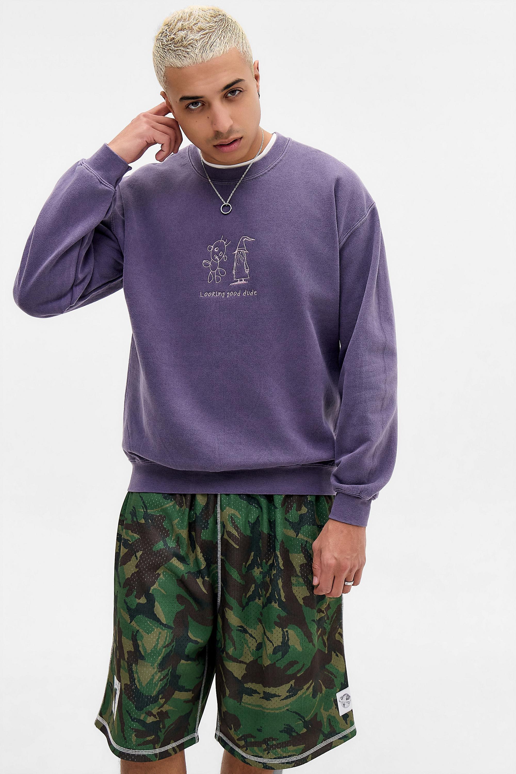 Purple Uo Wizard Sweatshirt, PURP, large image number 0