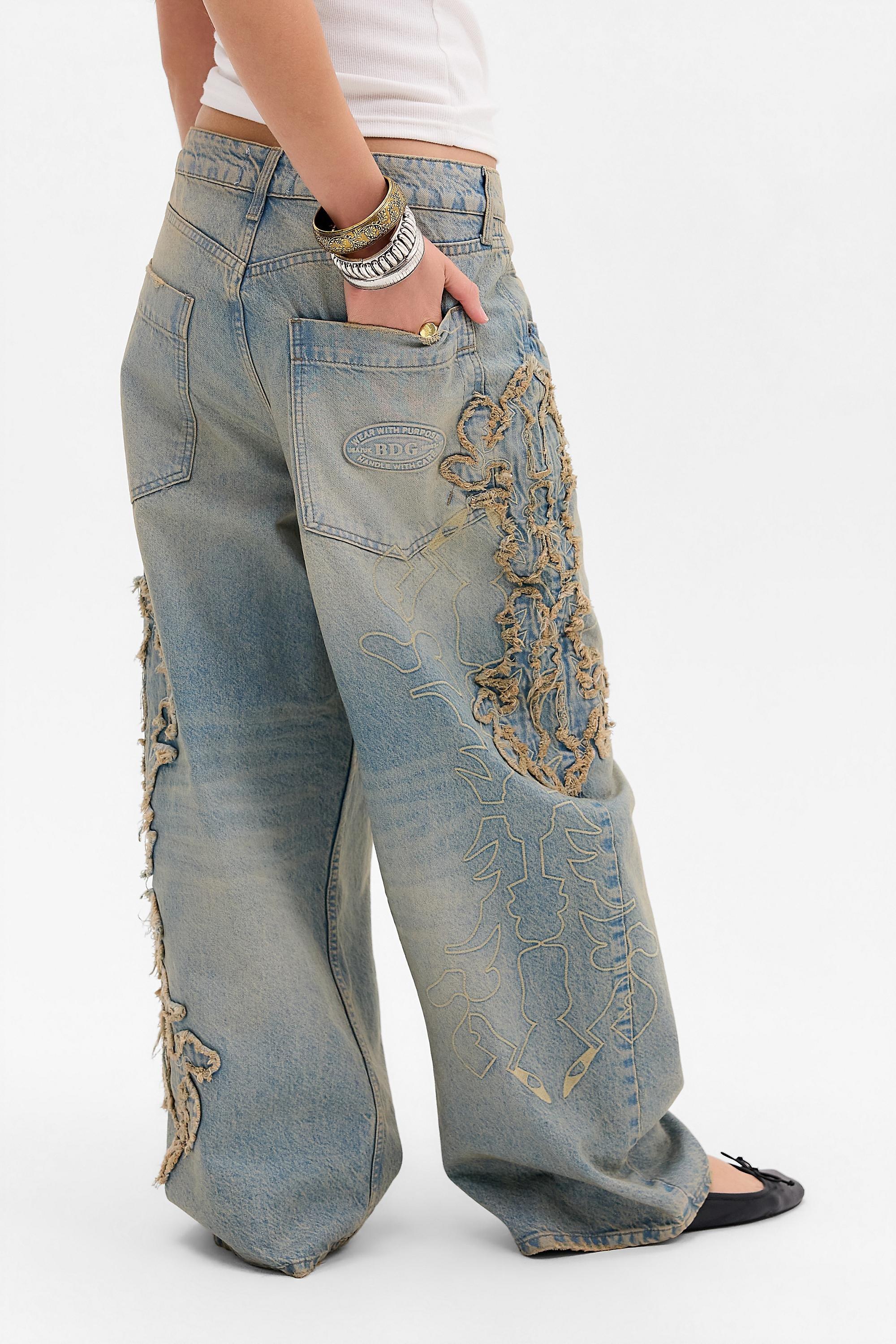 TINTED BDG Jaya Appliquأ&copy; Jeans, A301_0764, large image number 4