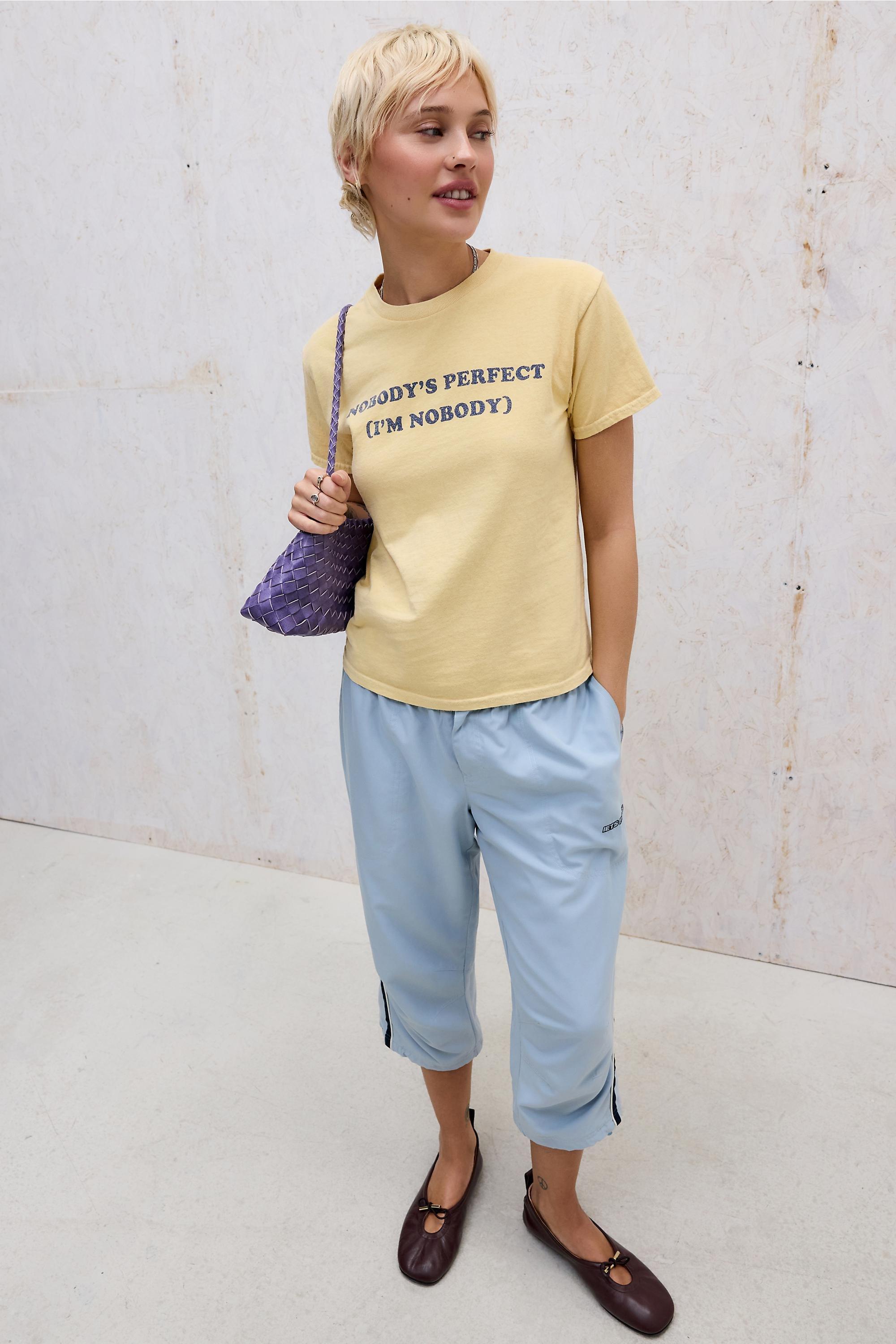 Yellow Uo Nobodys Perfect Relaxed T-Shirt, YEL, large image number 1