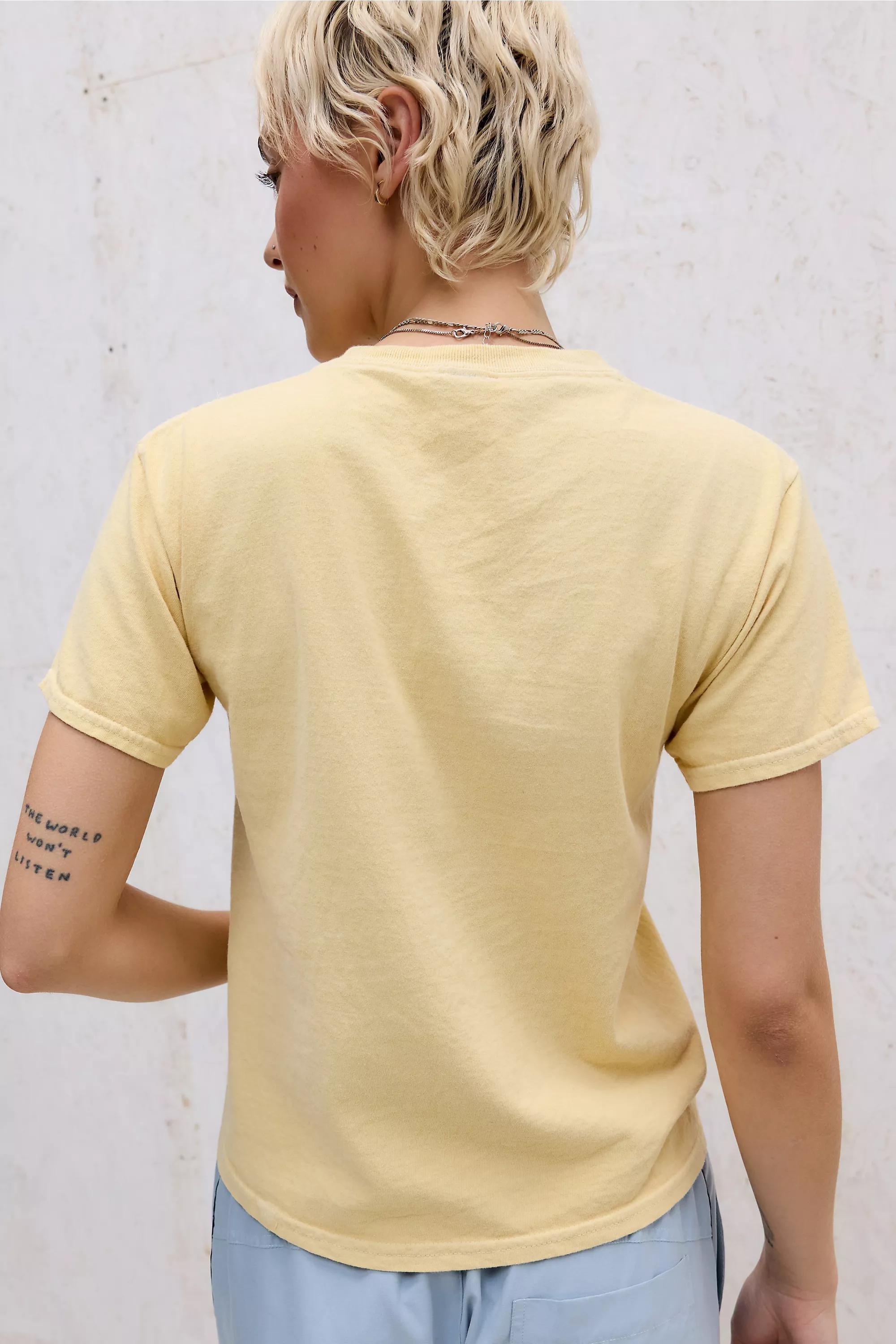Yellow Uo Nobodys Perfect Relaxed T-Shirt, YEL, large image number 3
