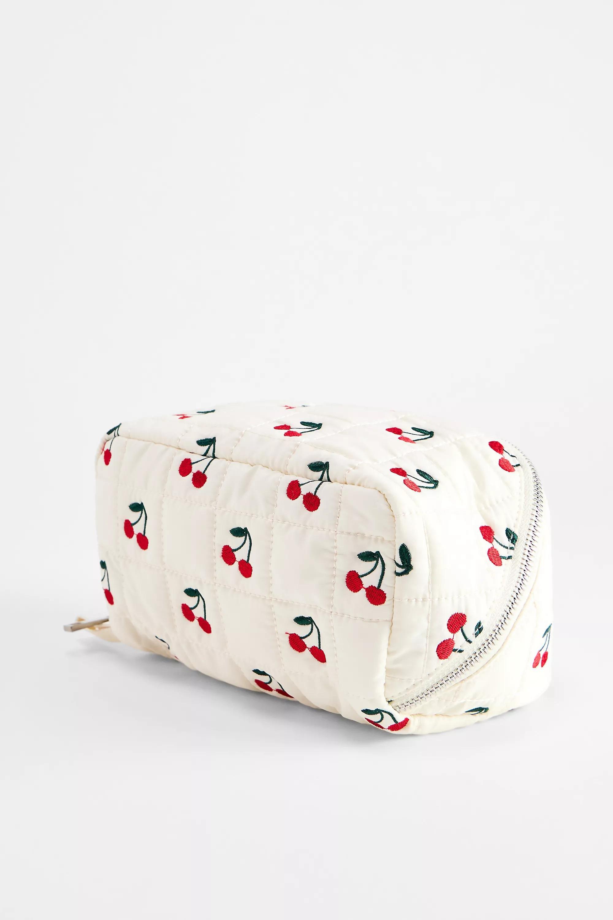 WHITE UO Cherry Extendable Makeup Bag, WHT, large image number 3
