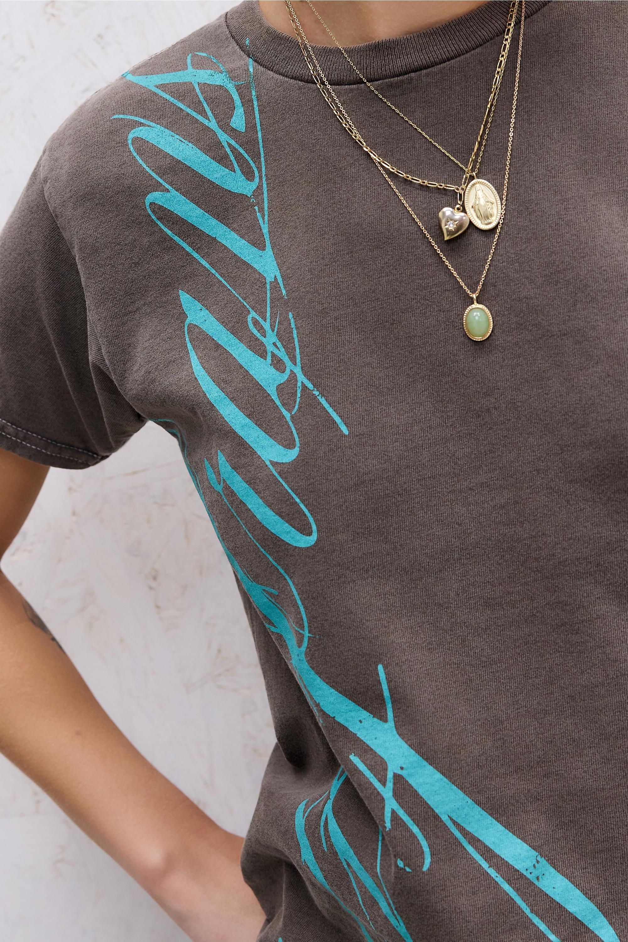 Brown iets frans.. Script Relaxed T-Shirt, CHOC, large image number 2