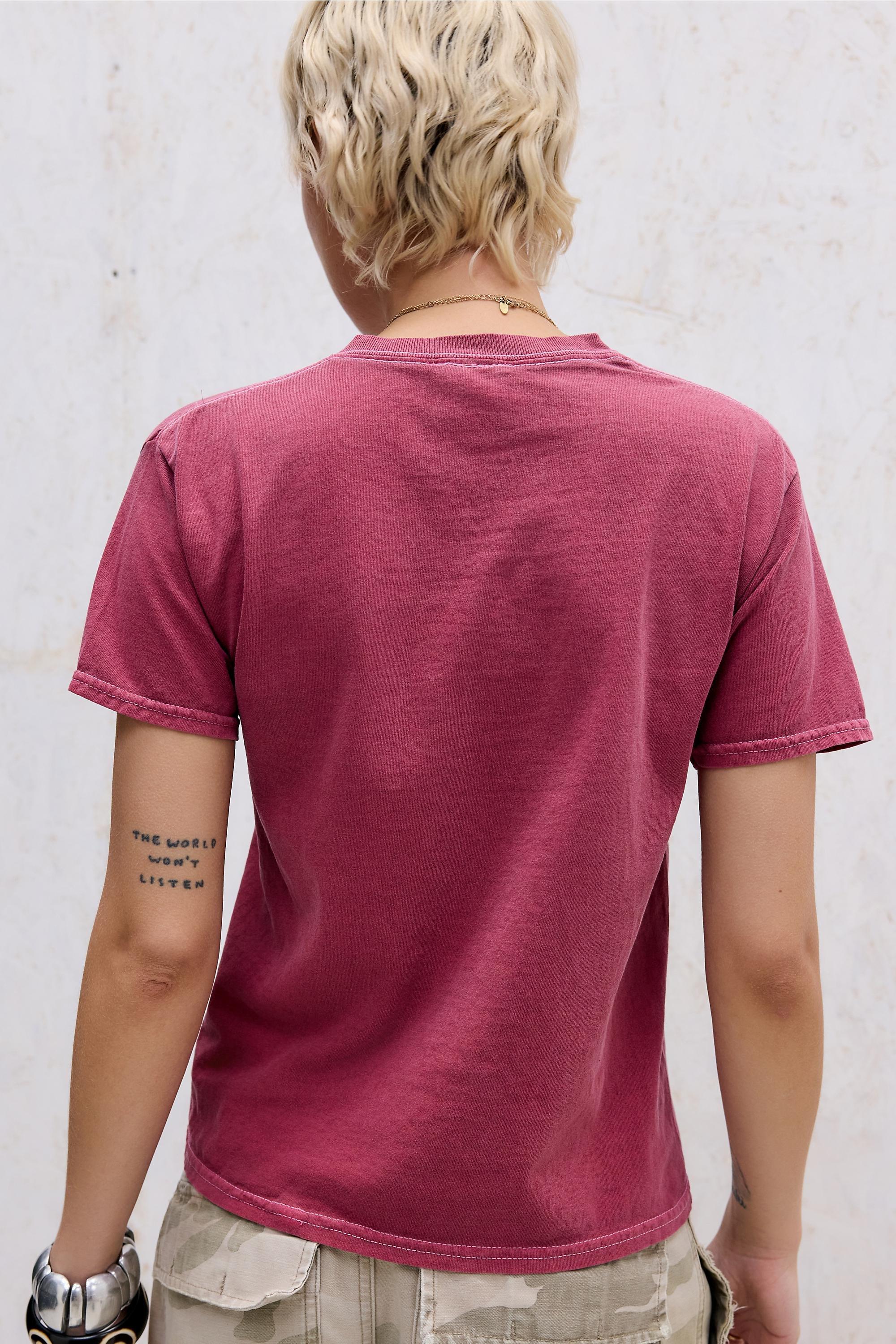 Red iets frans.. Script Relaxed T-Shirt, RED, large image number 3