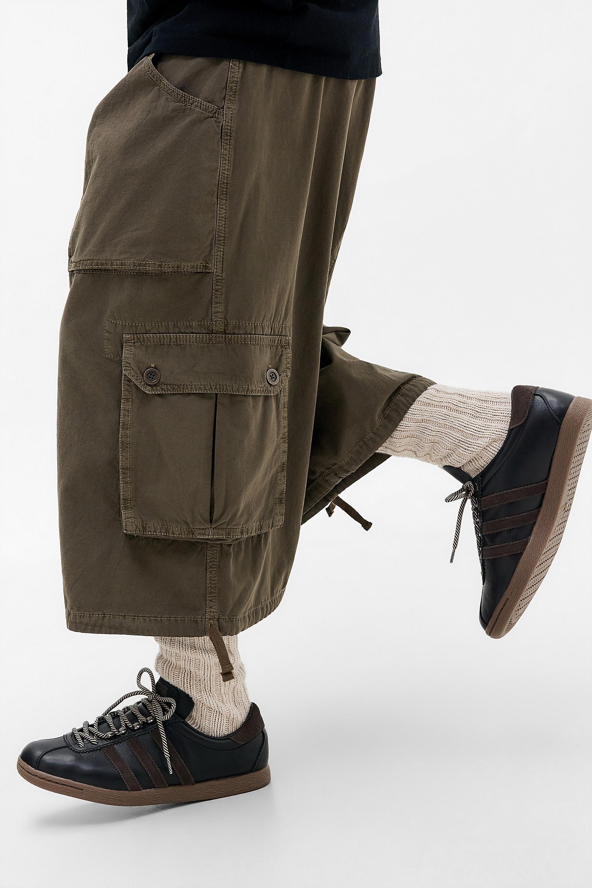 Brown Bdg Diego Crop Cargo Trousers, BRN, medium
