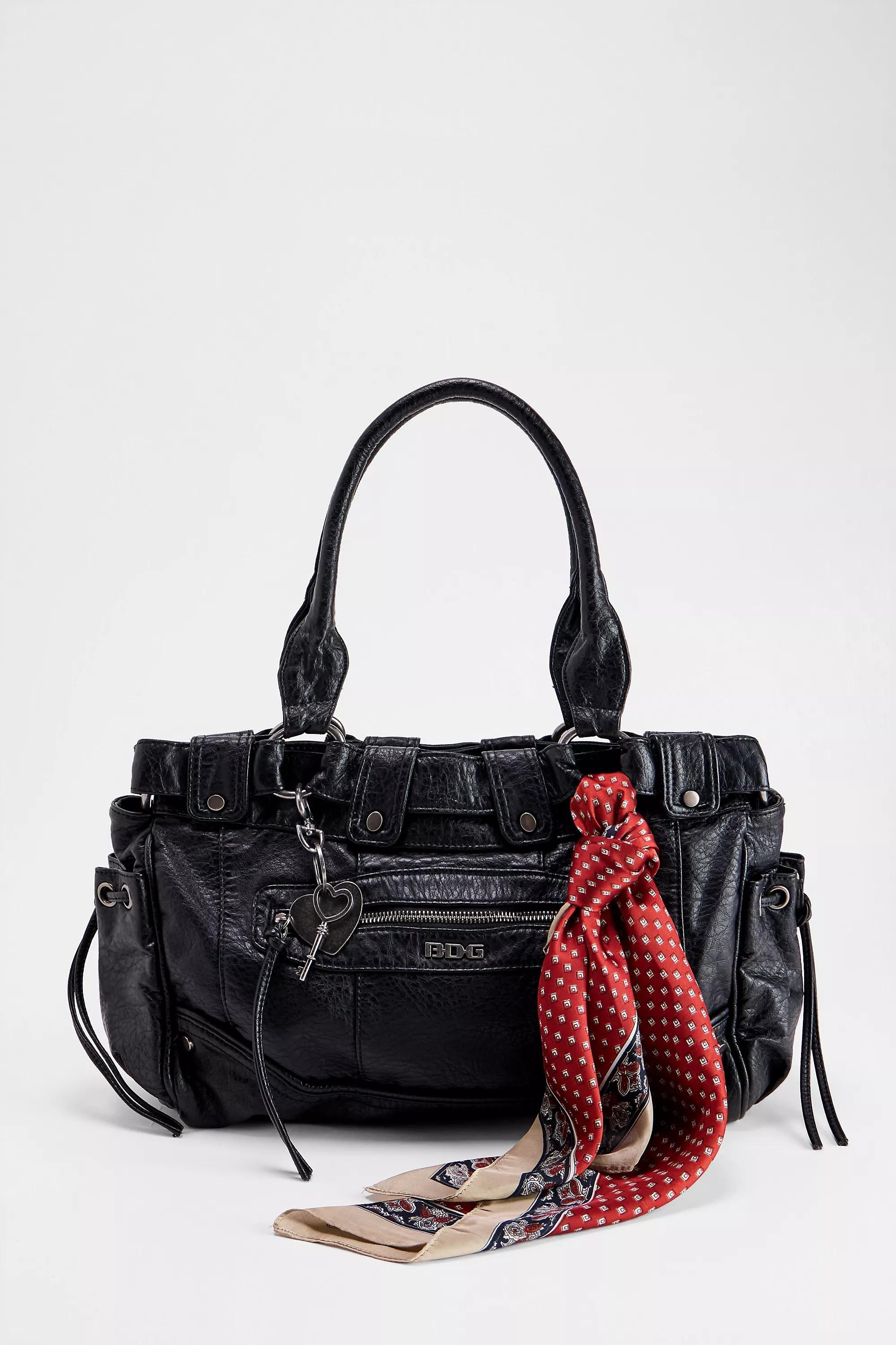 BDG Xion Scarf Shoulder Tote Bag, BLK, large image number 3