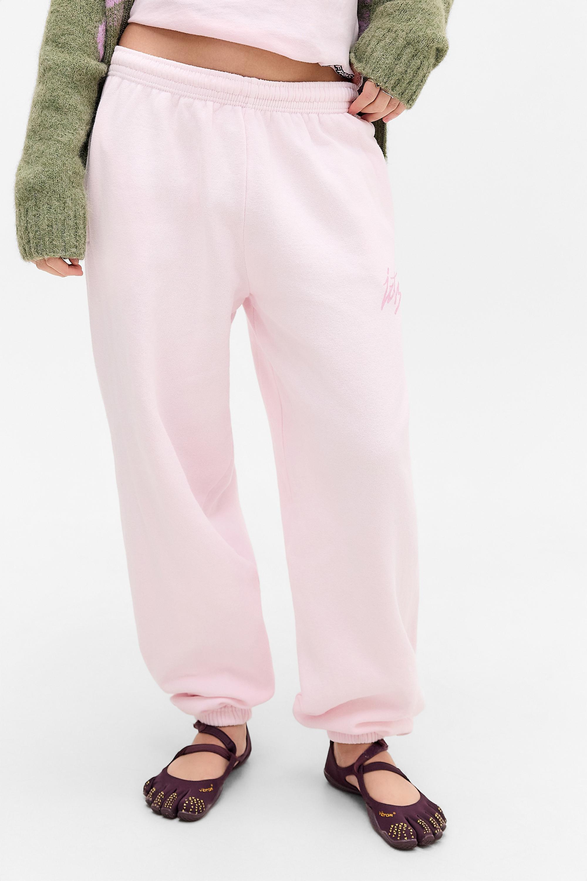 PINK iets frans... Whisper Pink Cuffed Joggers, PINK, large image number 0