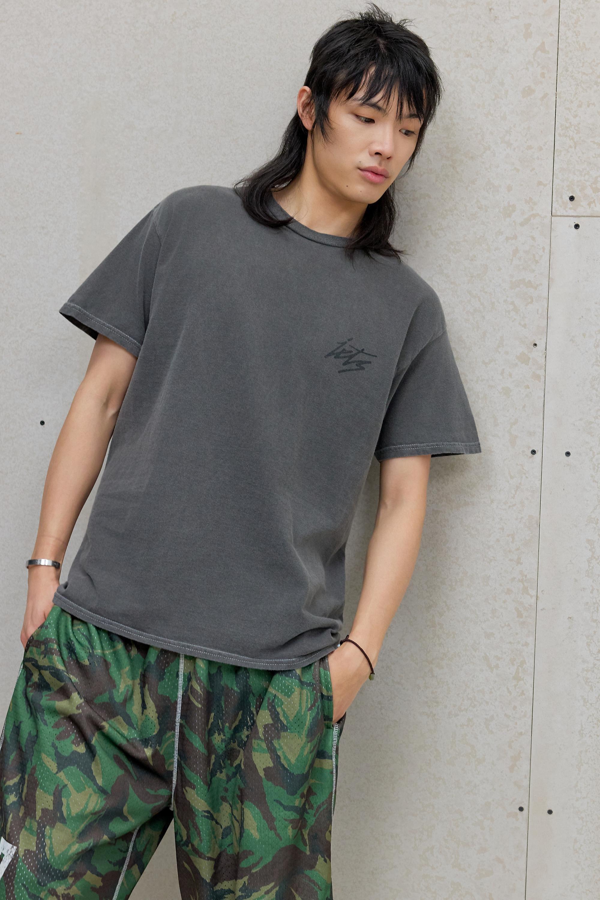 Black iets frans... Script Skate T-Shirt, BLK, large image number 1