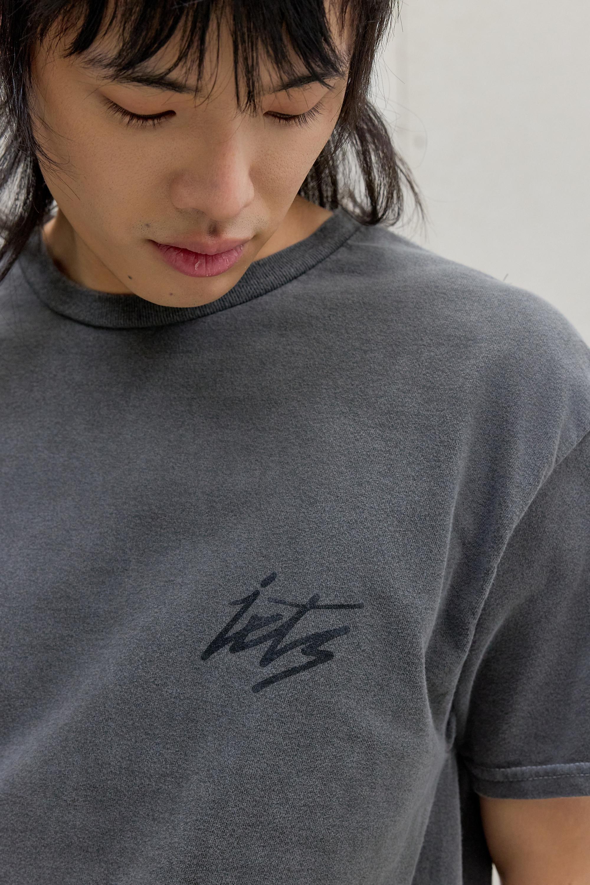 Black iets frans... Script Skate T-Shirt, BLK, large image number 3