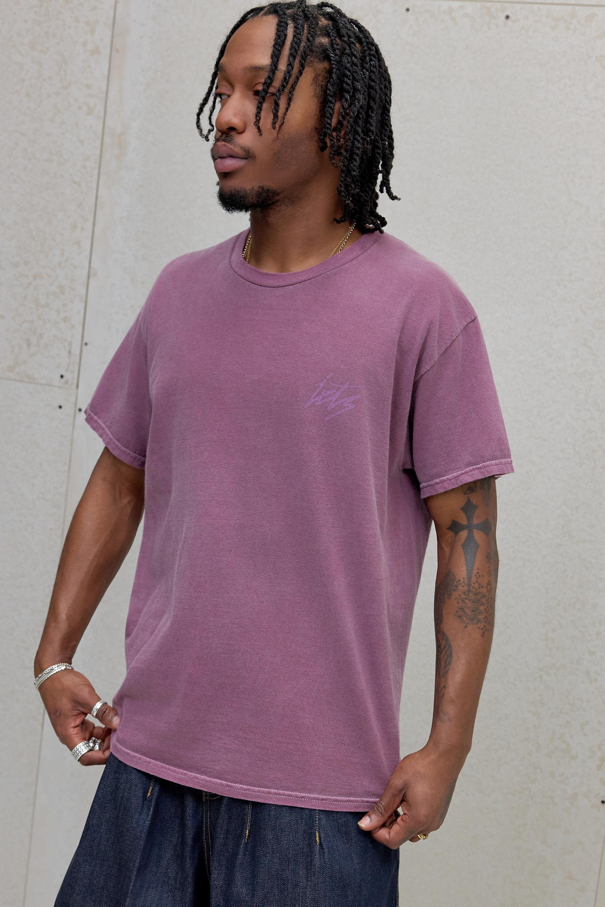 Purple iets frans... Script Skate T-Shirt, PURP, large image number 2