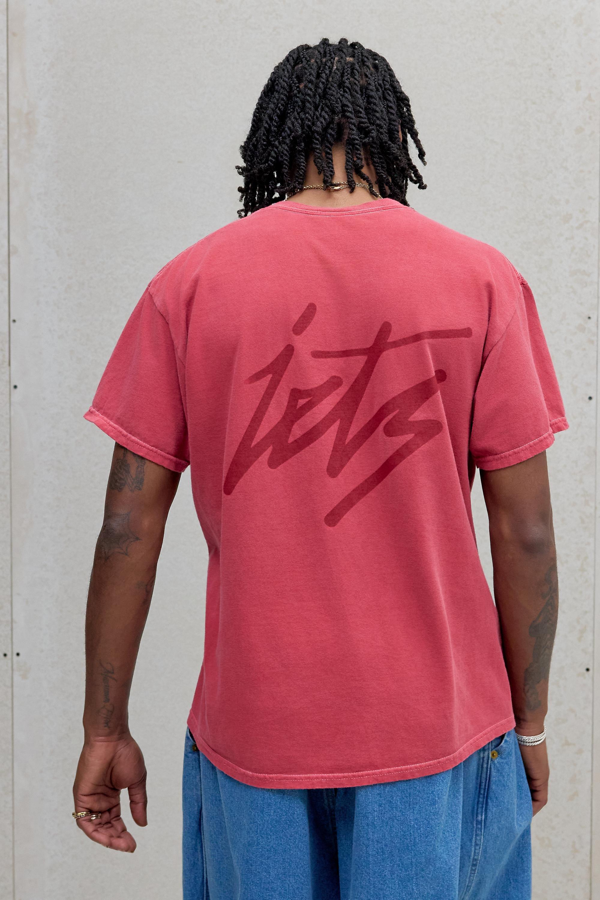 Red iets frans... Script Skate T-Shirt, RASP, large image number 3
